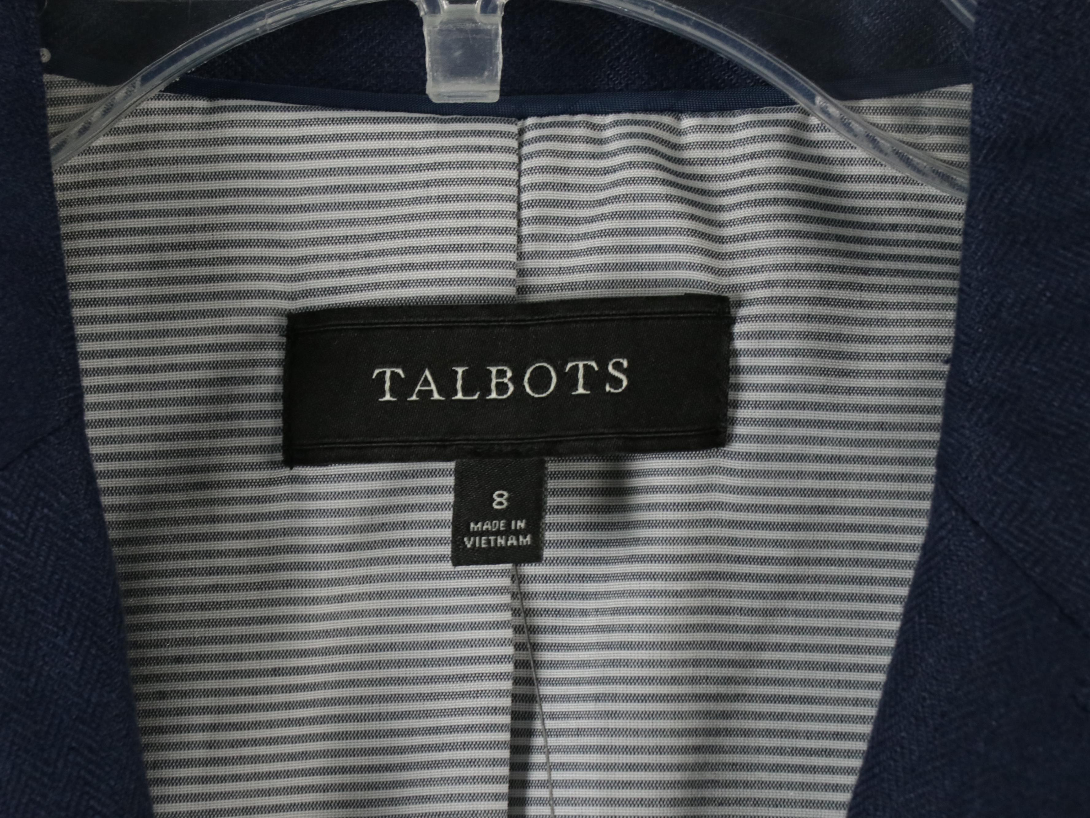 Talbots Navy Blue Linen Blazer, Nautical Rope Wide-Leg Pants and More, With Tags