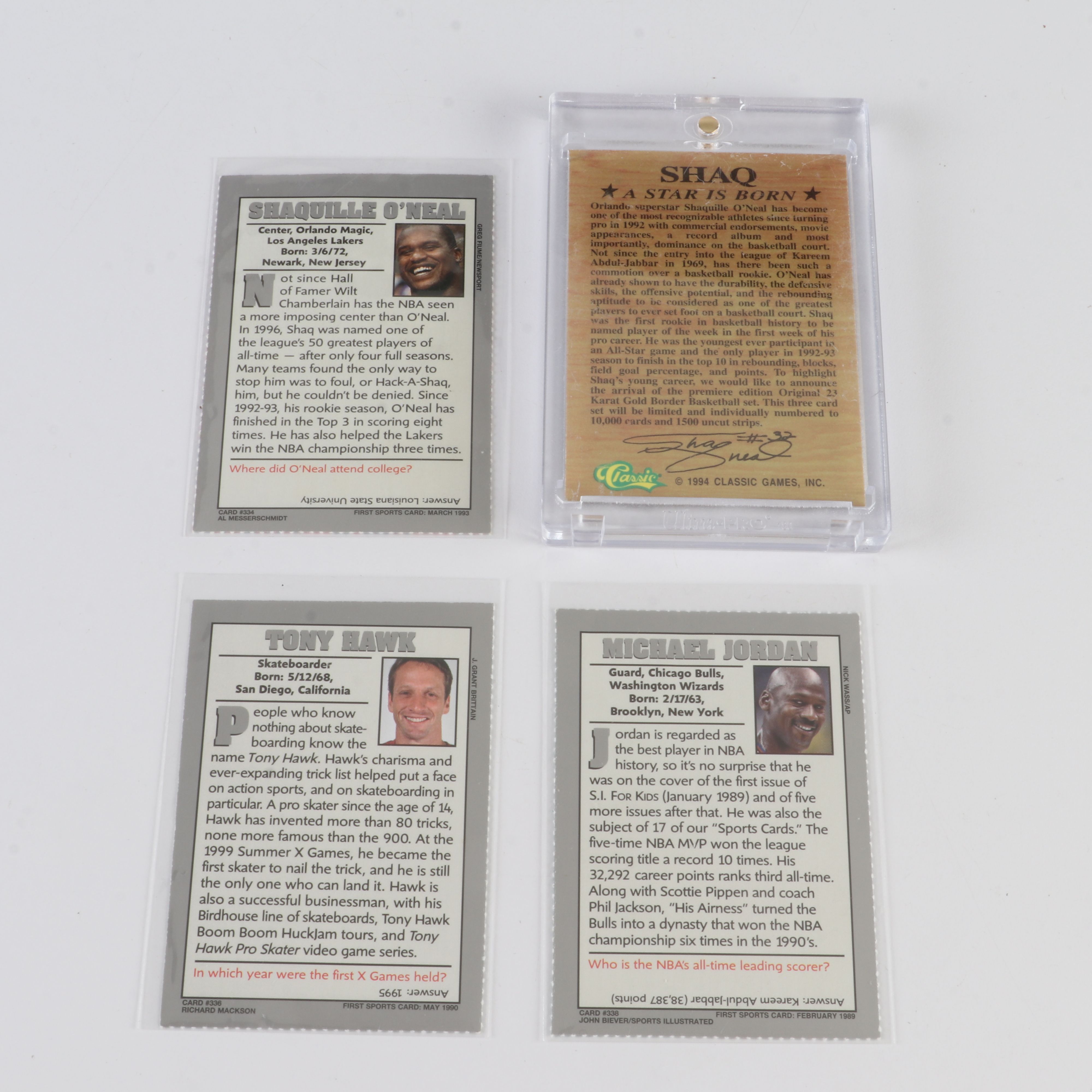 Group of Sports Trading Cards, Including Aaron Judge High School Football Card