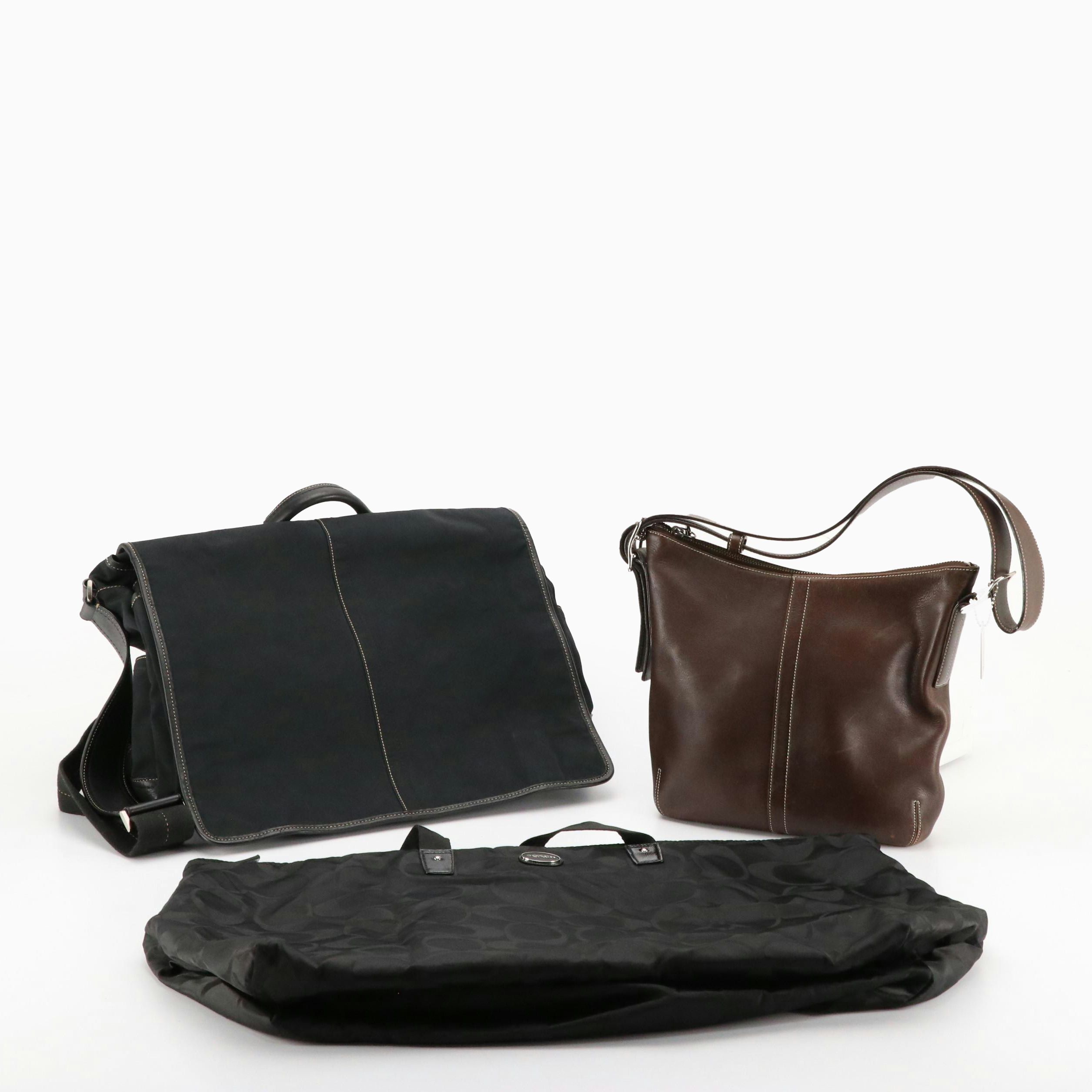 Coach Messenger Bag 5304, Legacy Slim 9326 Purse, and Getaway Tote F77316
