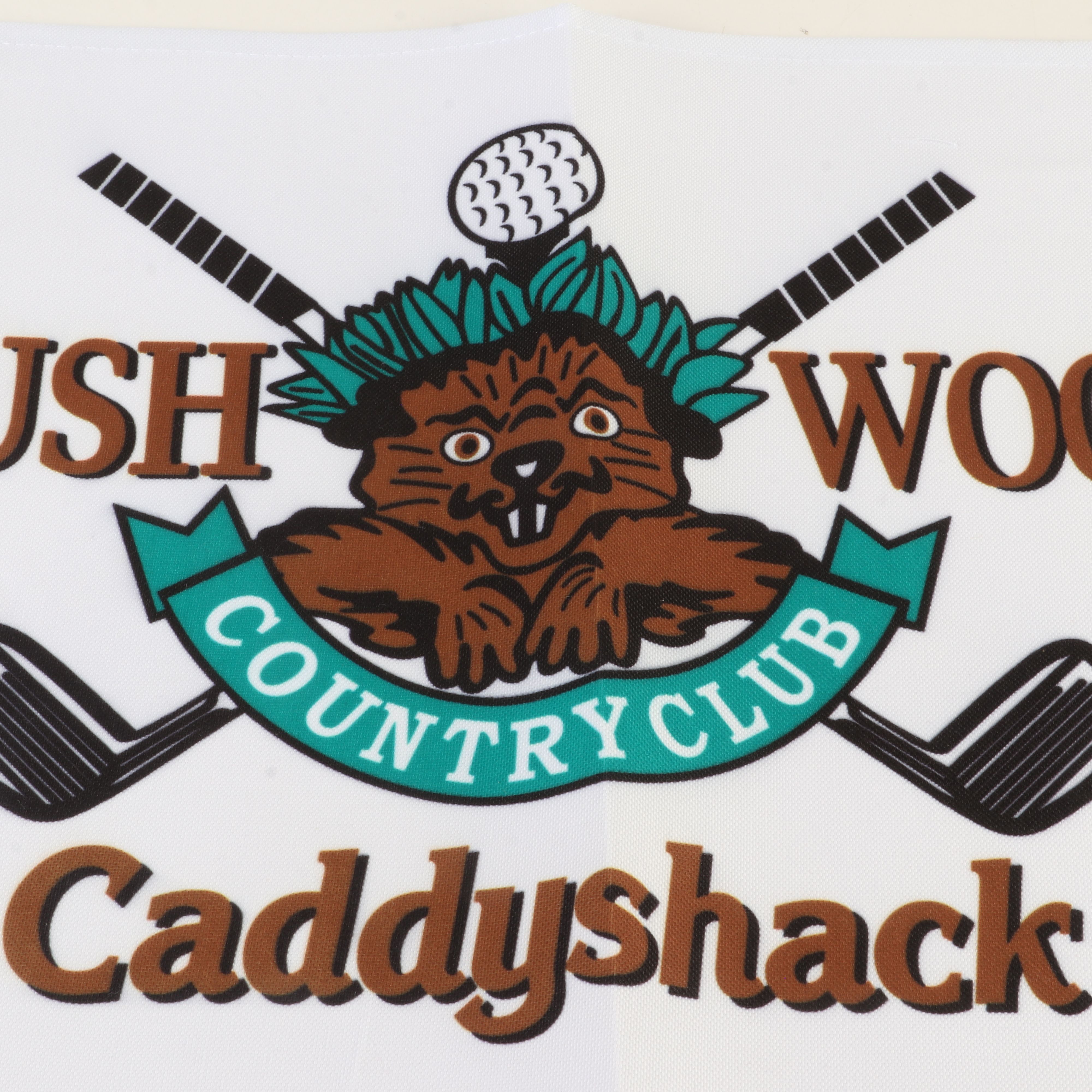 Chevy Chase Signed Bush Wood Country Club "Caddyshack" Golf Flag, Beckett