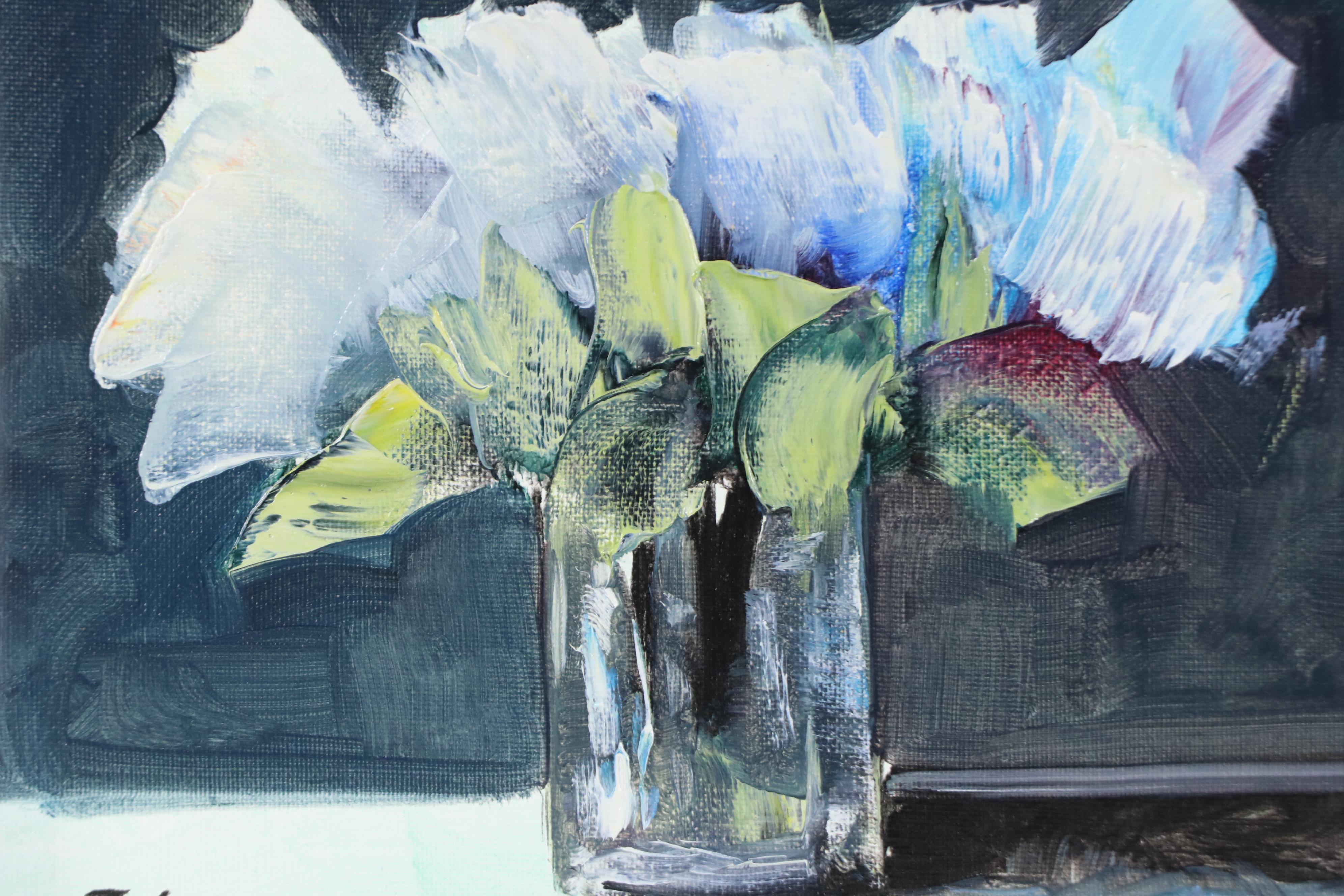 José M. Lima Floral Still Life Oil Painting, 2025