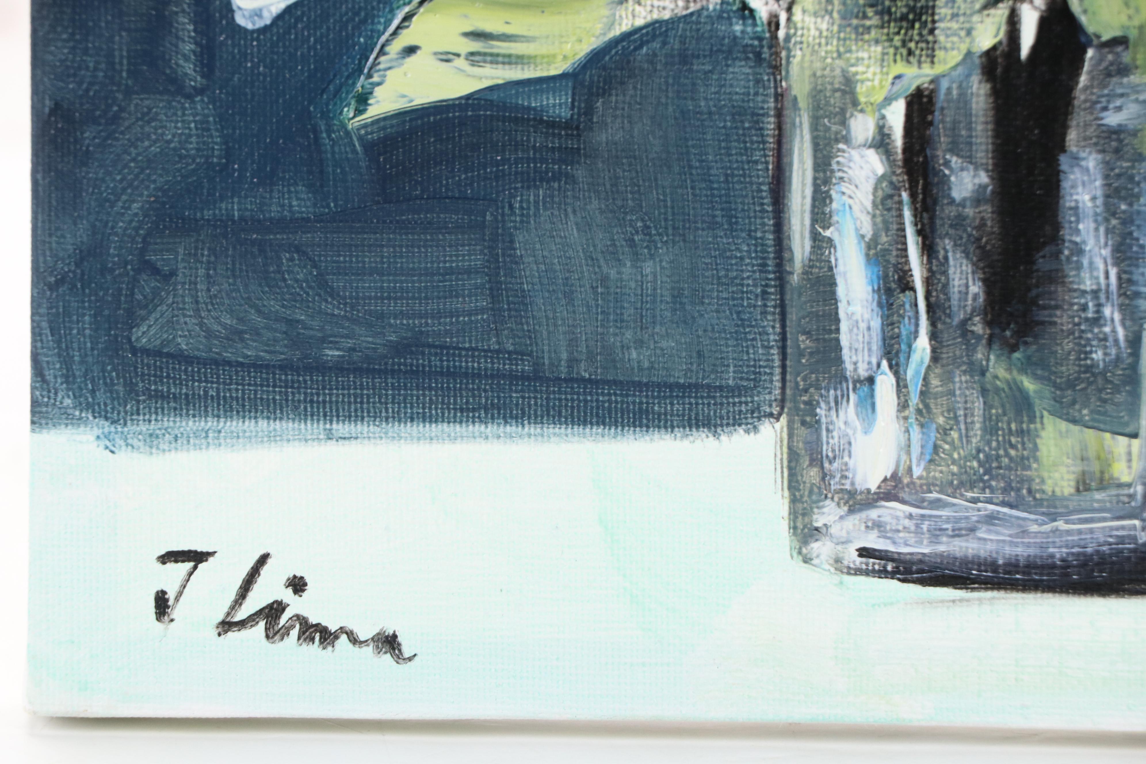 José M. Lima Floral Still Life Oil Painting, 2025