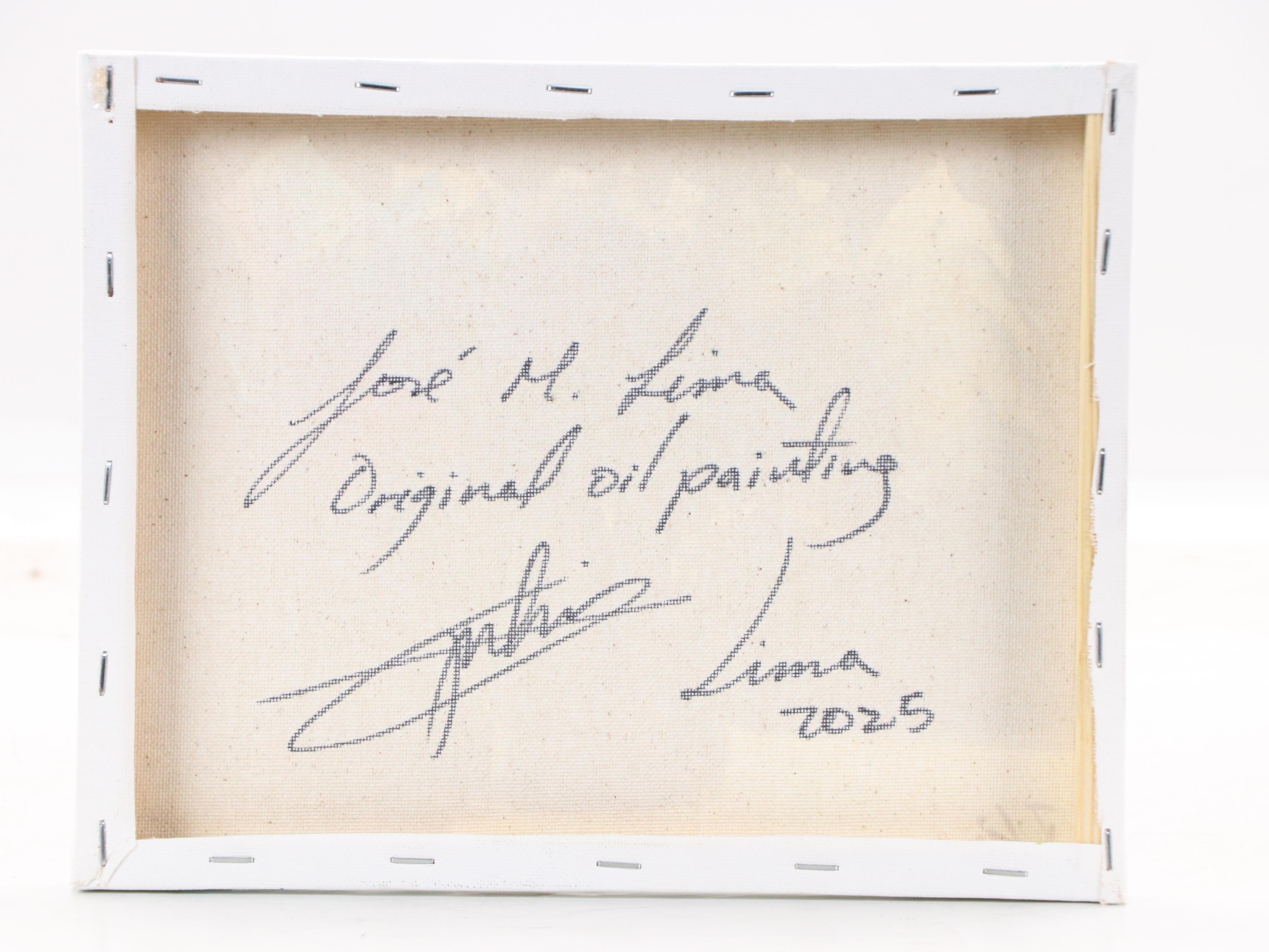 José M. Lima Floral Still Life Oil Painting, 2025