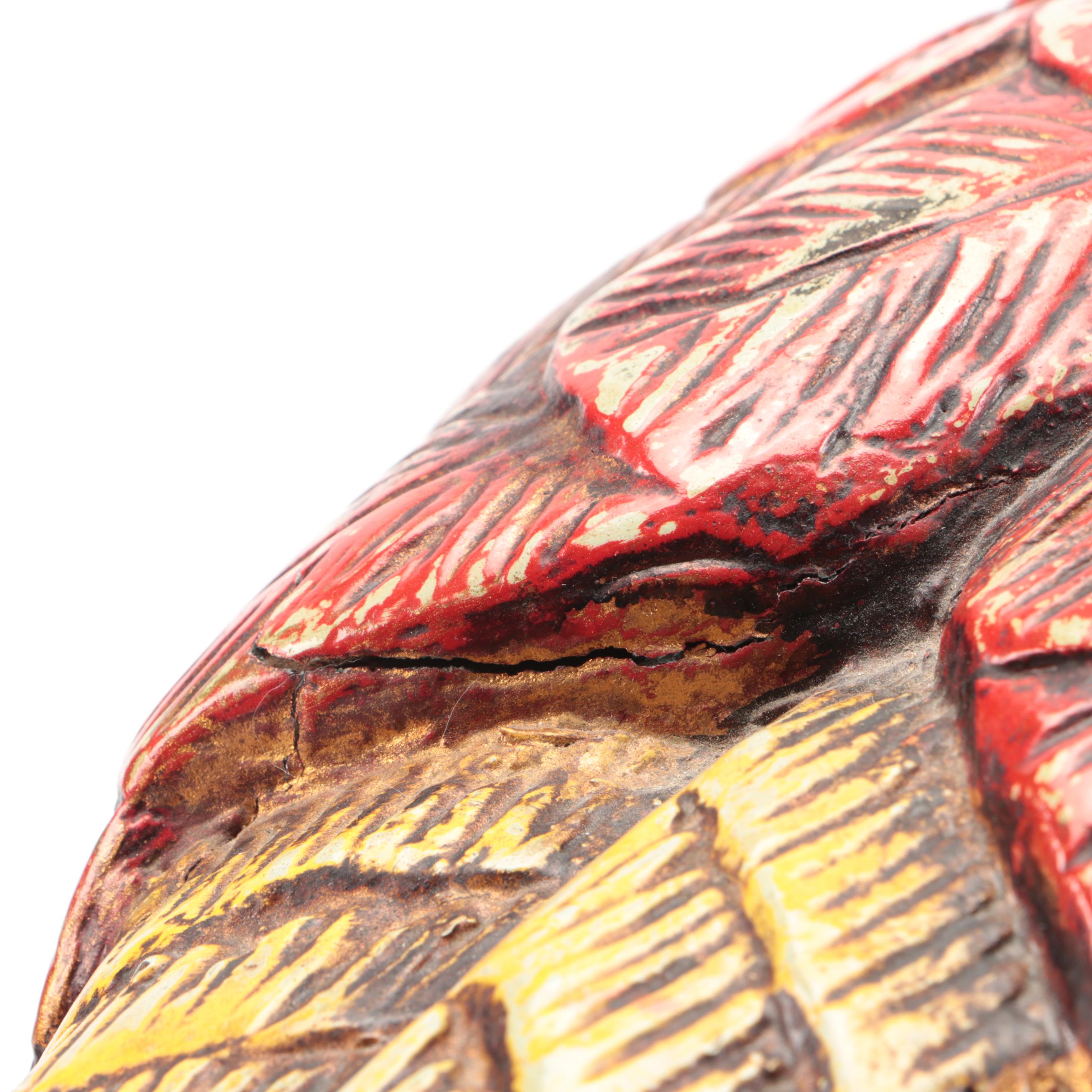 Polychrome Wooden Duck