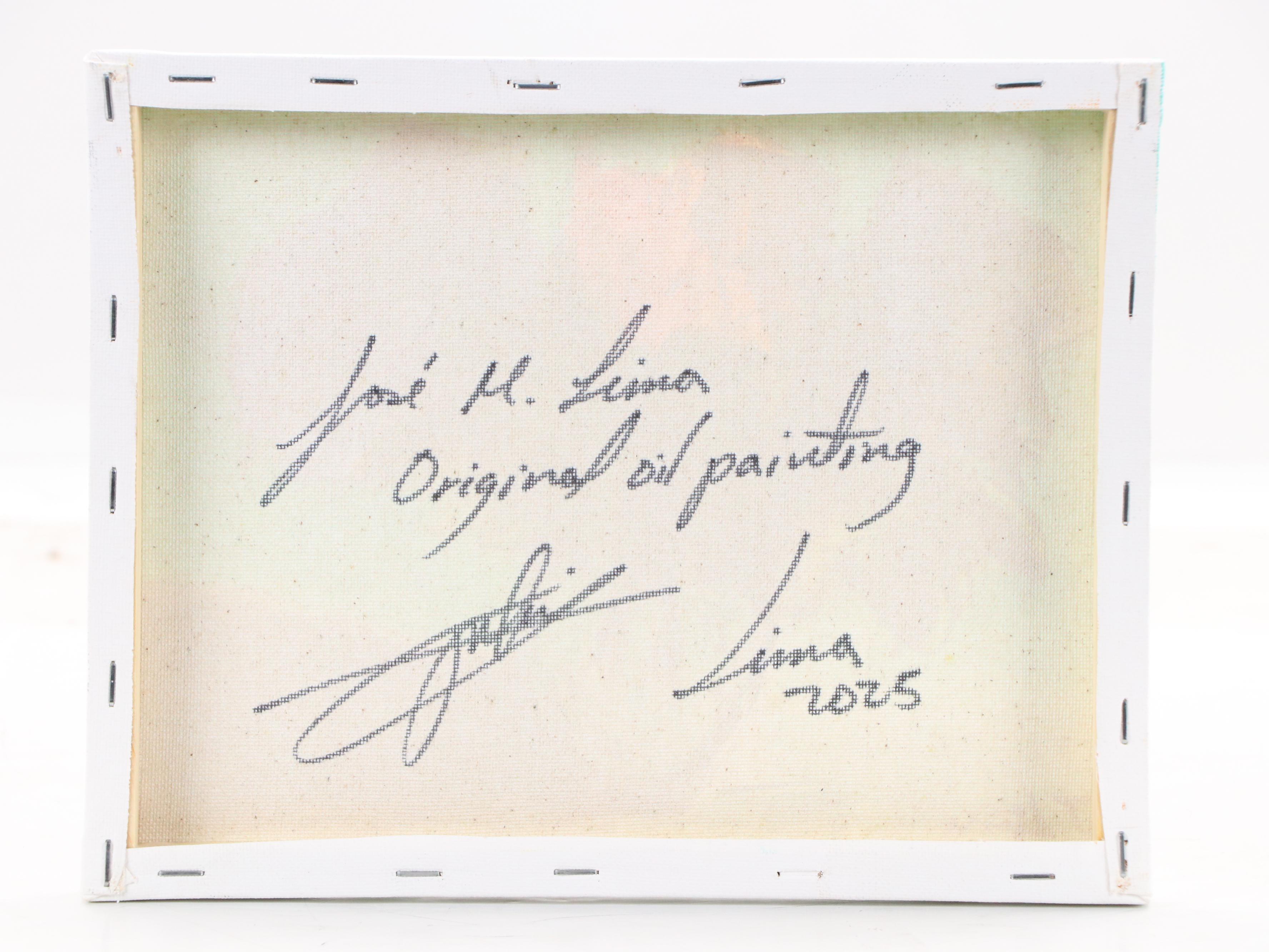 José M. Lima Floral Still Life Oil Painting, 2025