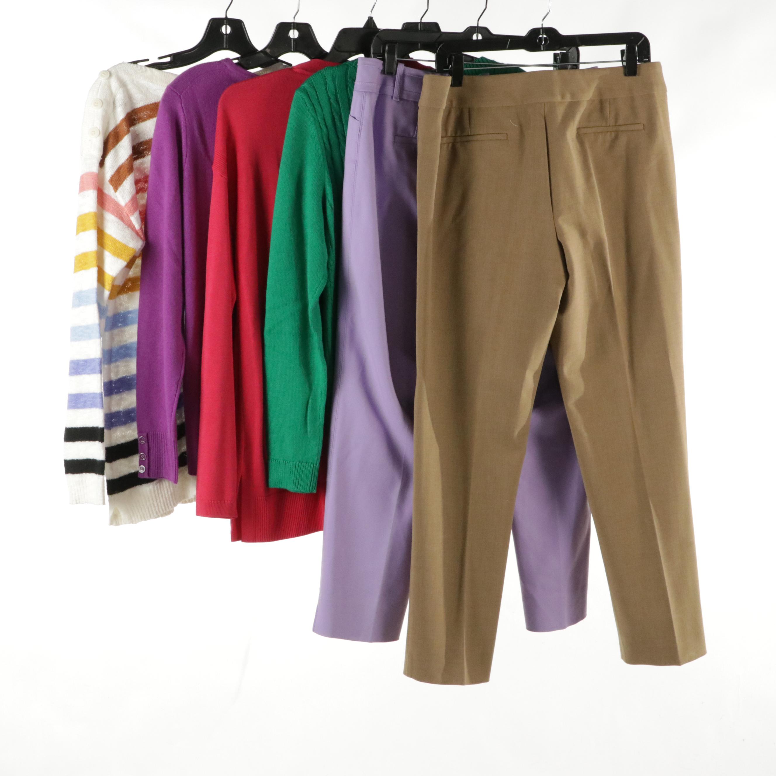 Talbots Signature Dress Pants, Cashmere & Cotton Blend Sweaters, More, With Tags