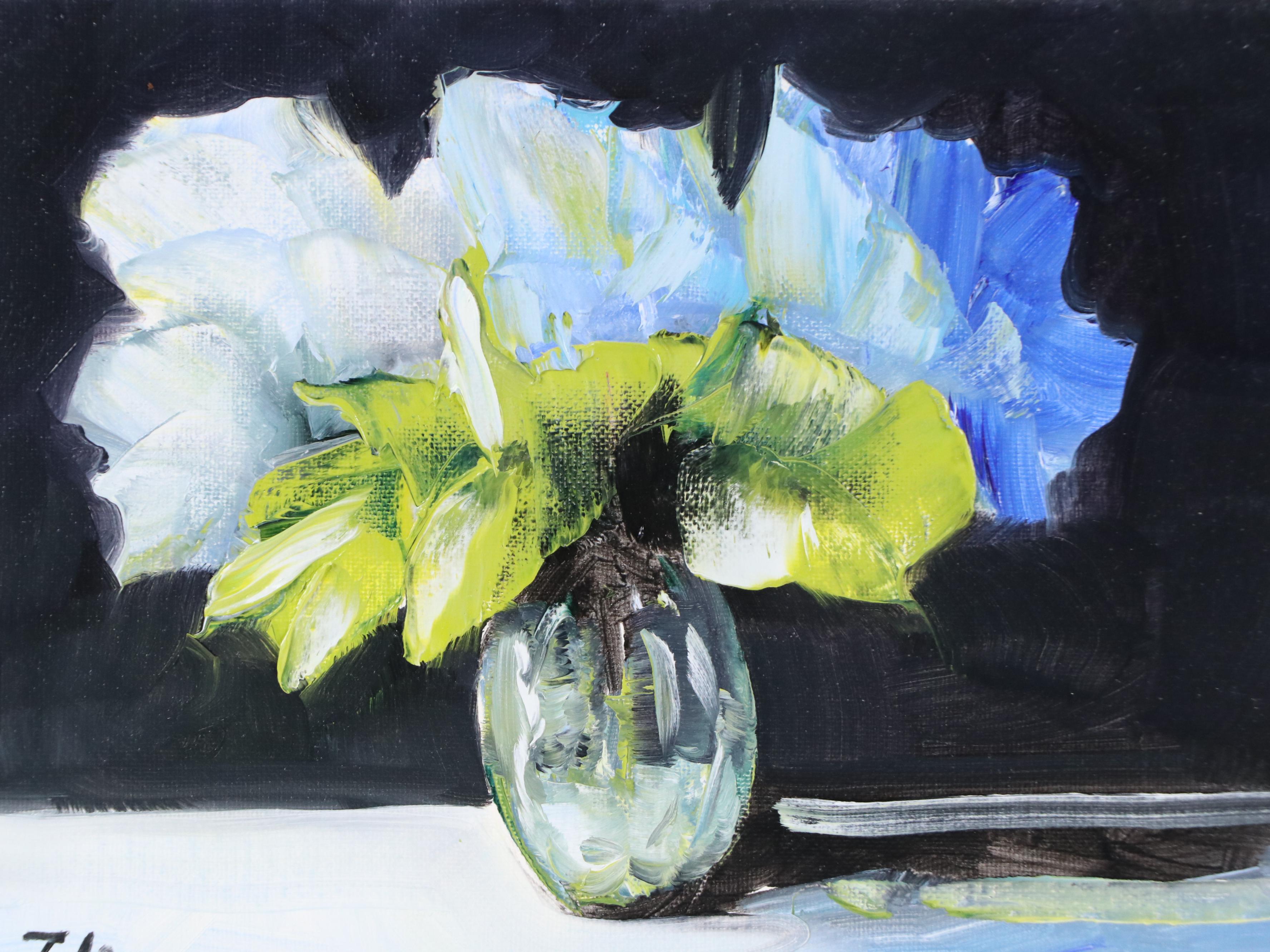 José M. Lima Floral Still Life Oil Painting, 2025