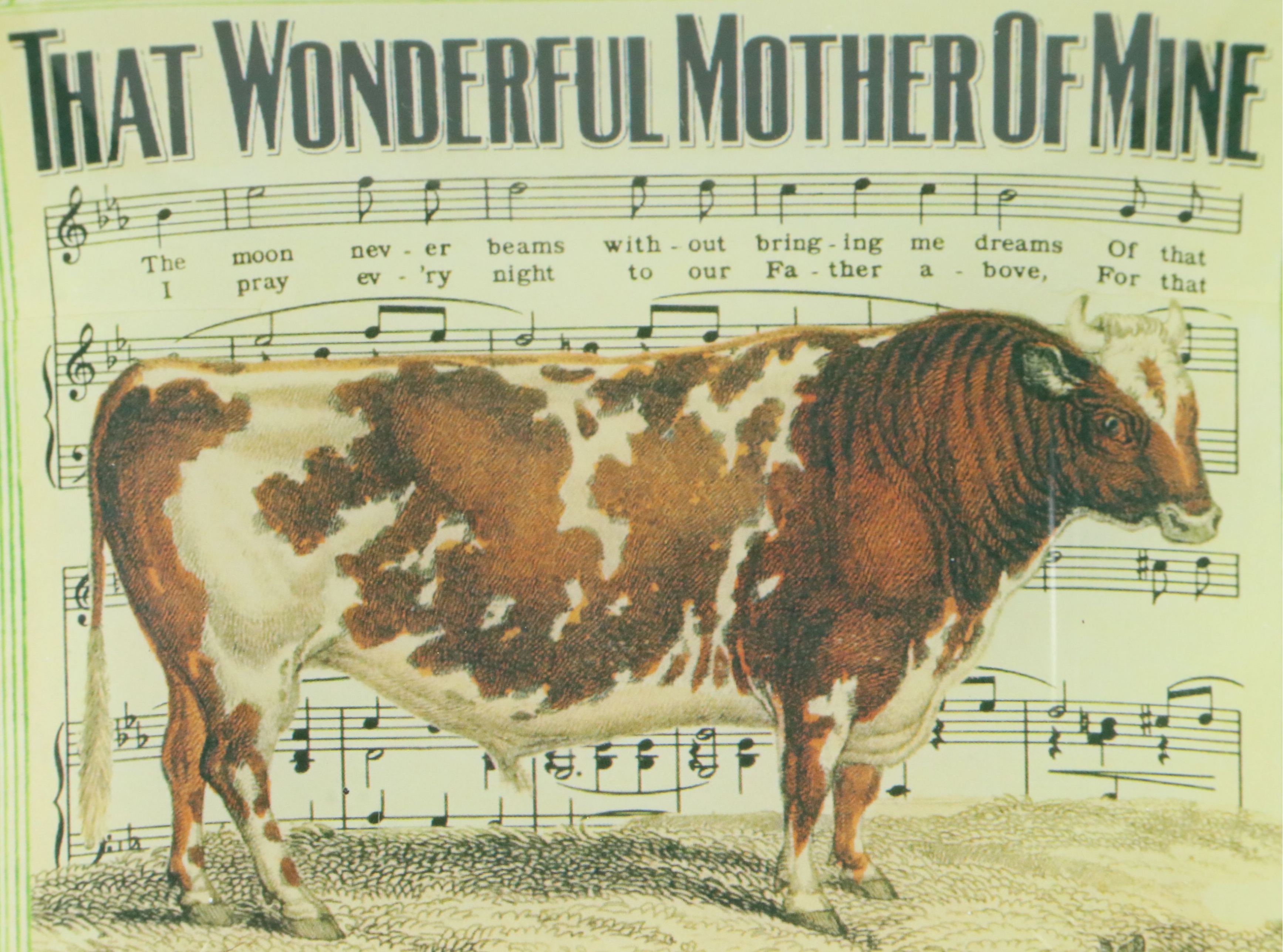 Kaas GlassWorks "That Wonderful Mother of Mine" Dish with Majolica Style Vase