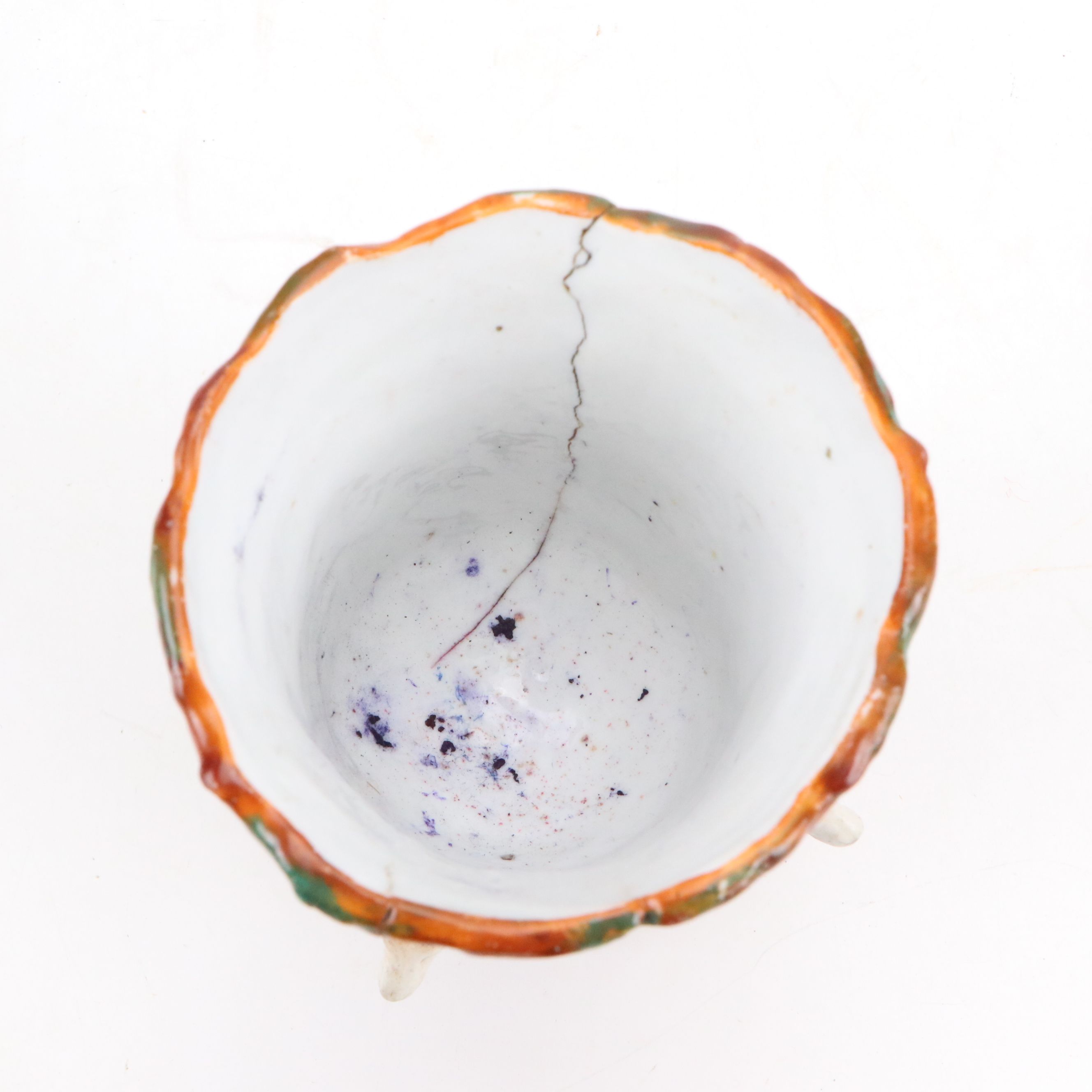 Kaas GlassWorks "That Wonderful Mother of Mine" Dish with Majolica Style Vase