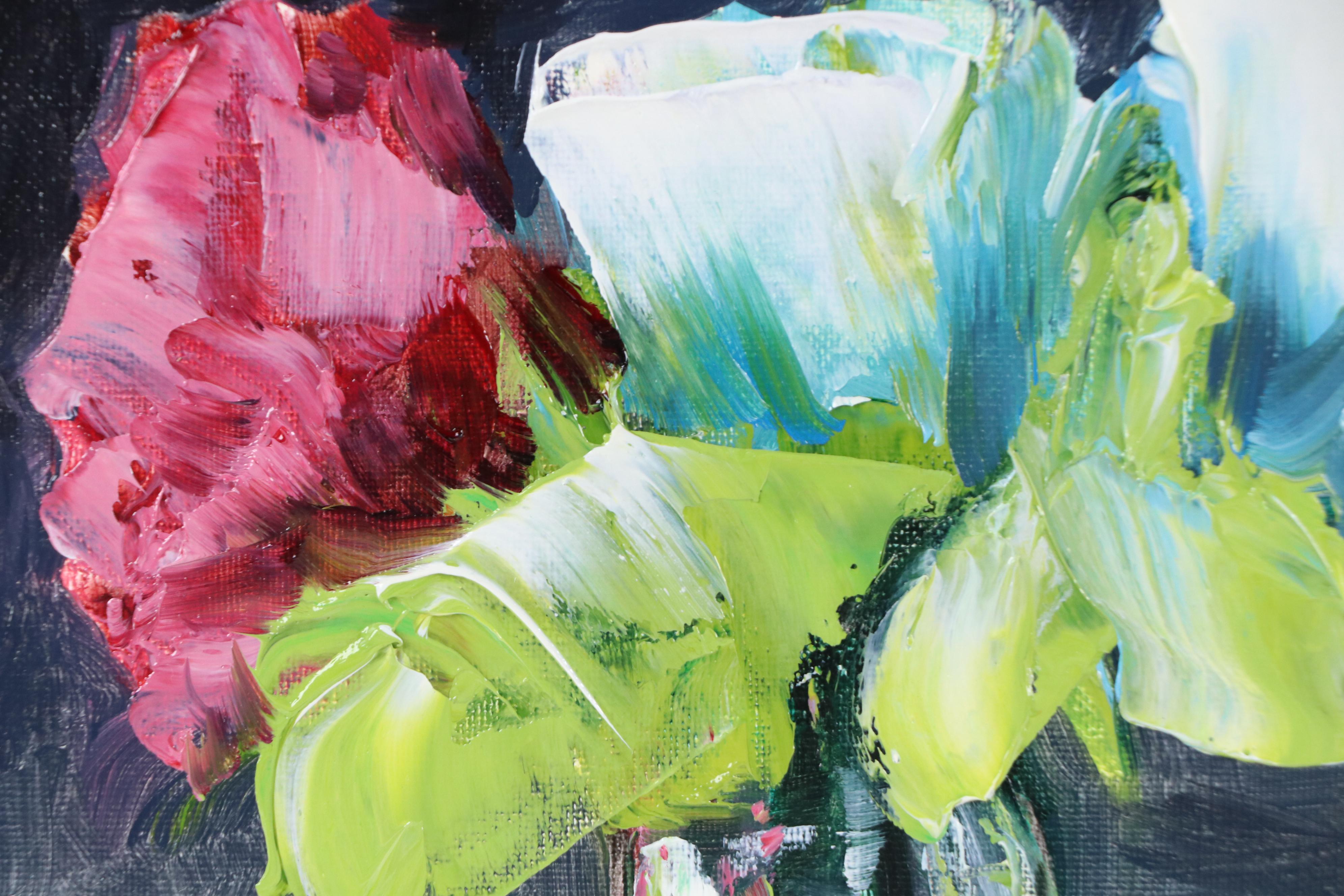 José M. Lima Floral Still Life Oil Painting, 2025