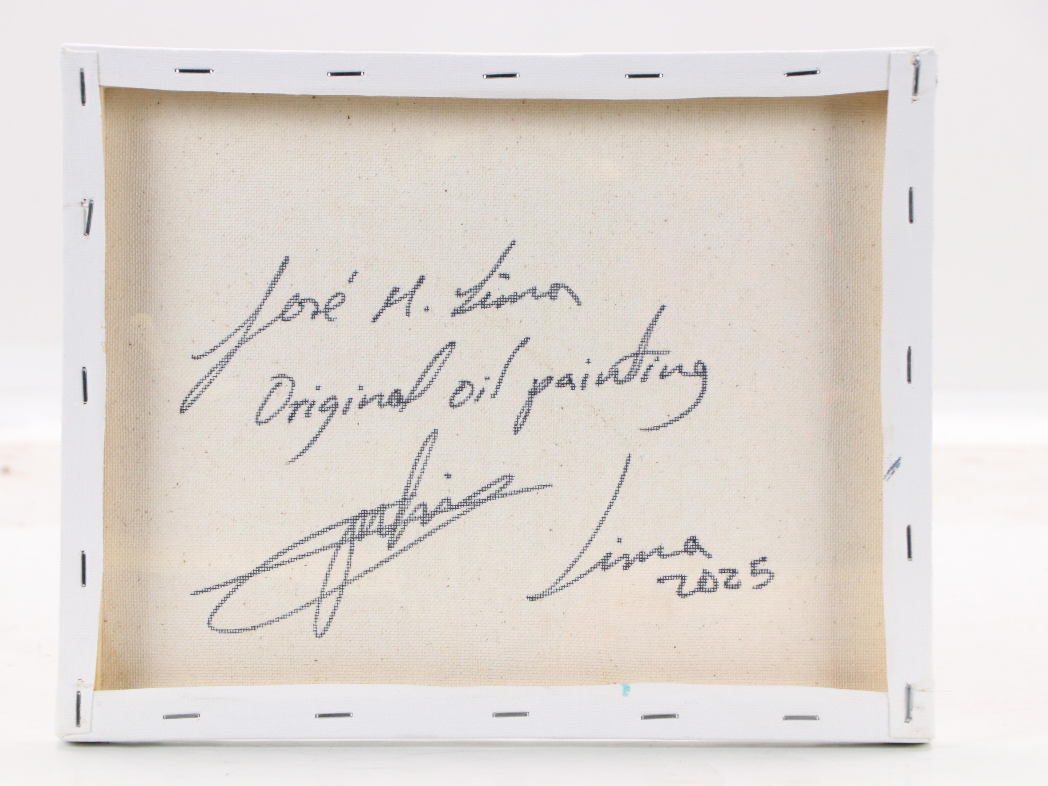 José M. Lima Floral Still Life Oil Painting, 2025