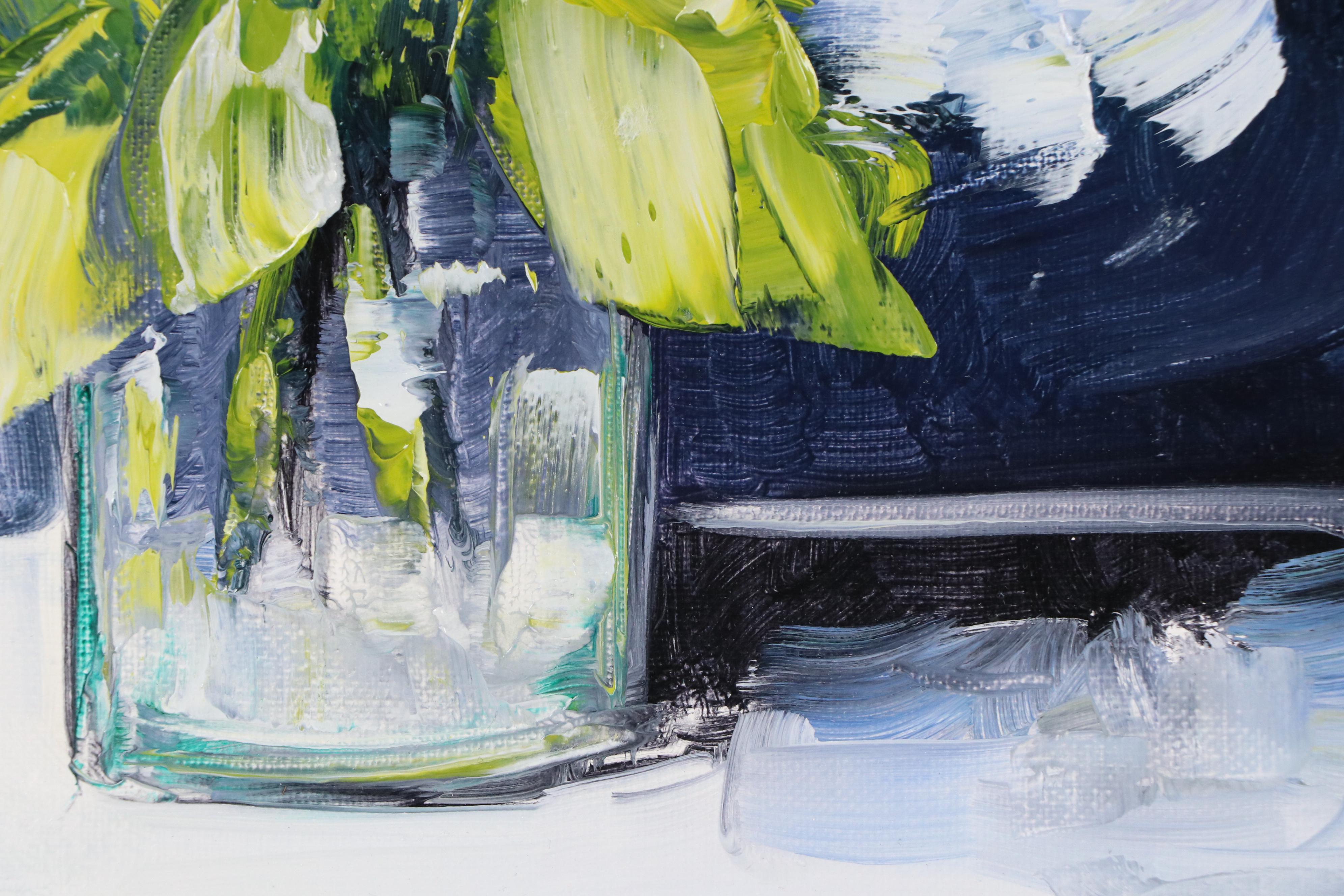 José M. Lima Floral Still Life Oil Painting, 2025