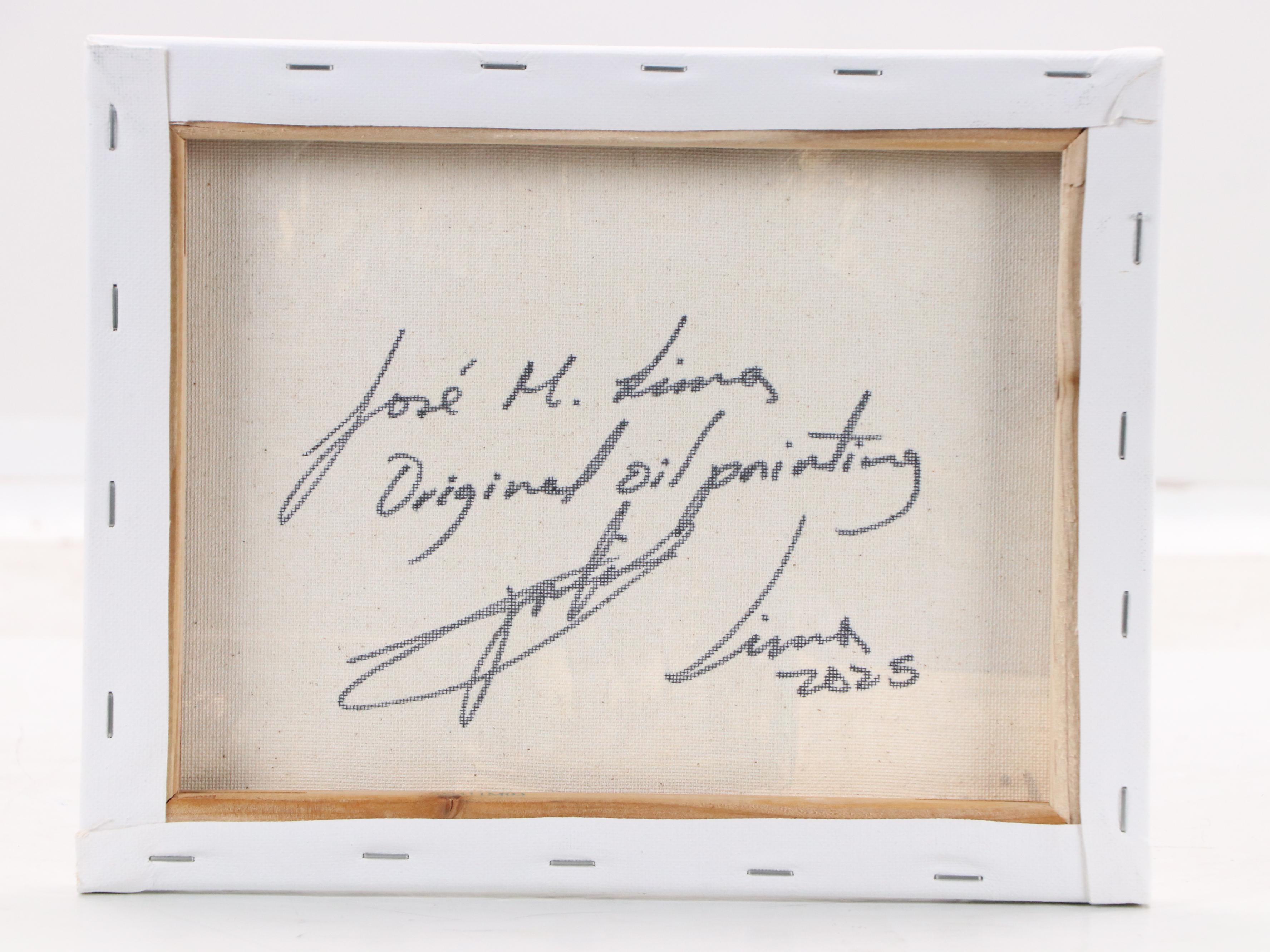 José M. Lima Floral Still Life Oil Painting, 2025