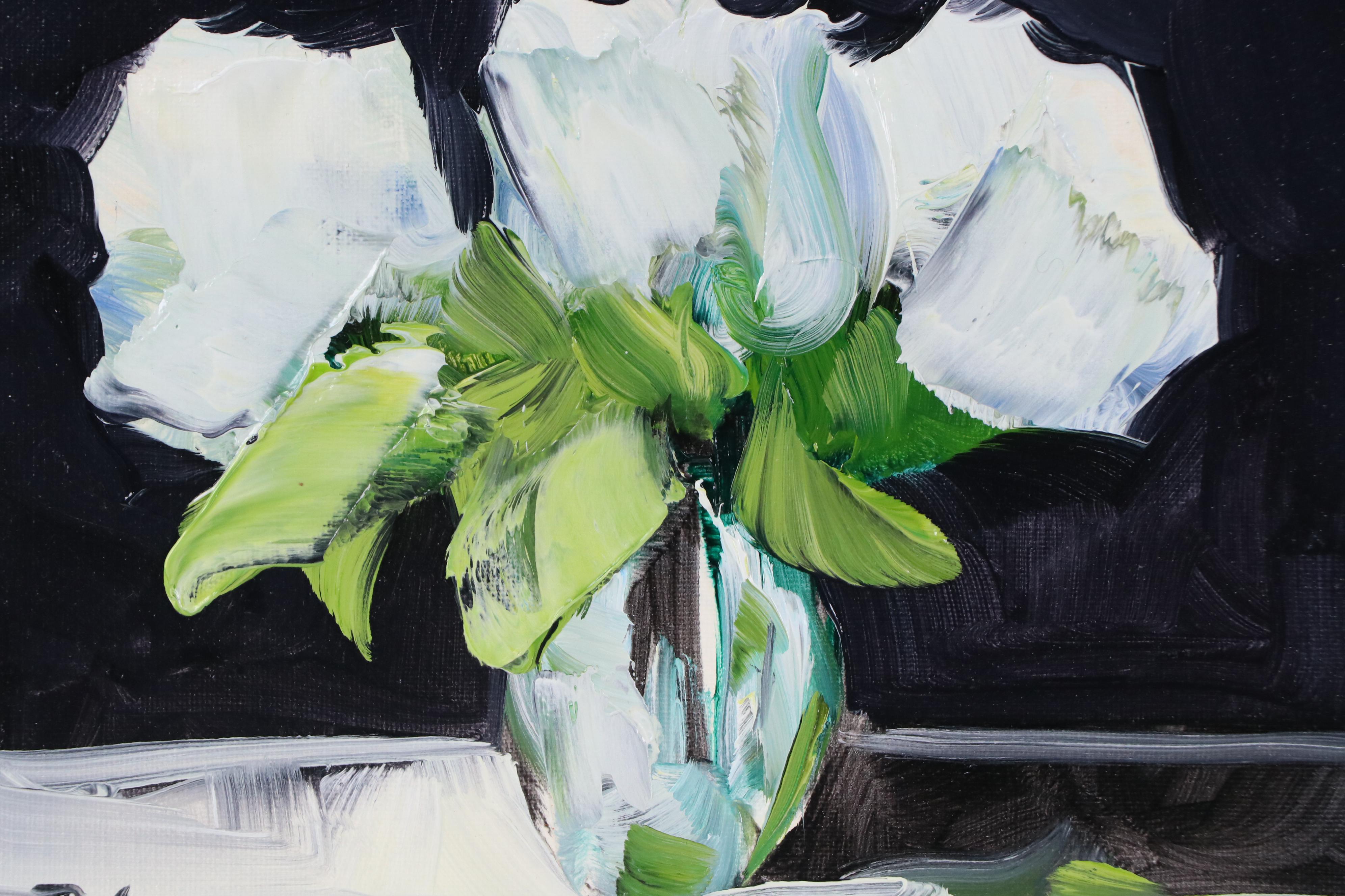 José M. Lima Floral Still Life Oil Painting, 2025