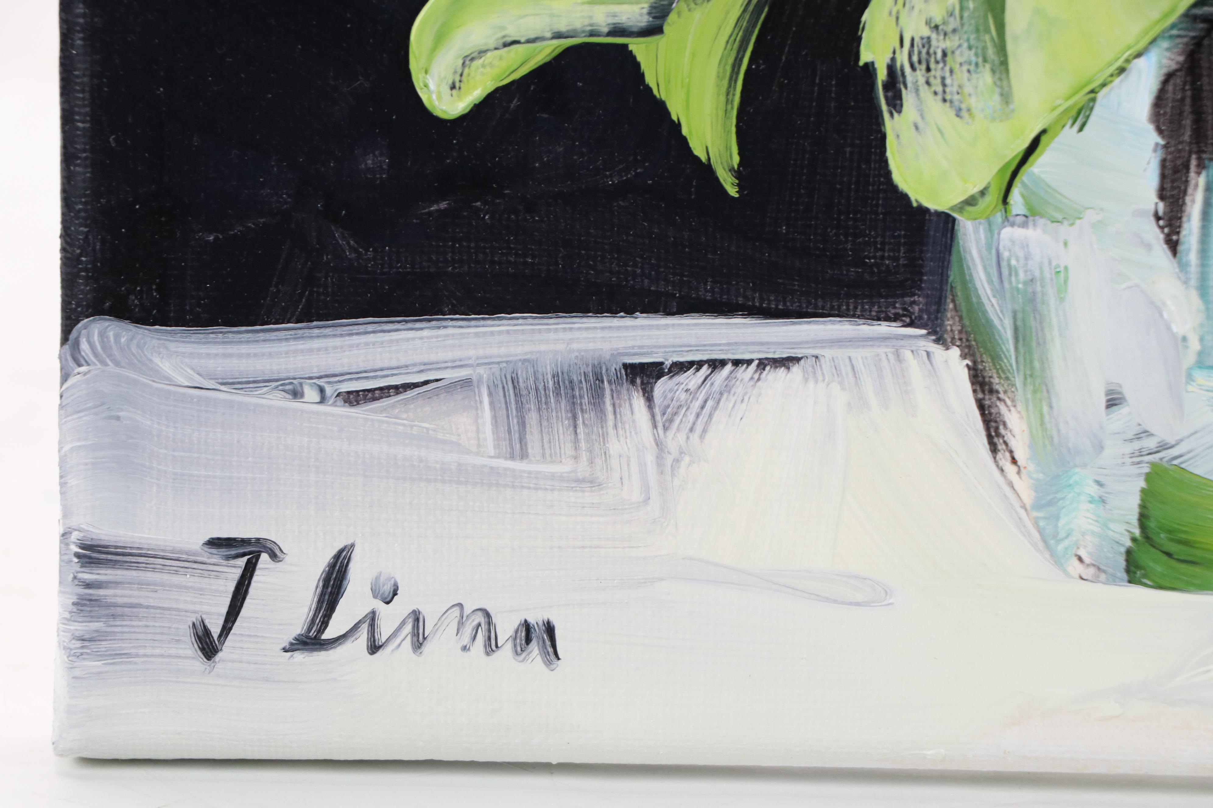 José M. Lima Floral Still Life Oil Painting, 2025