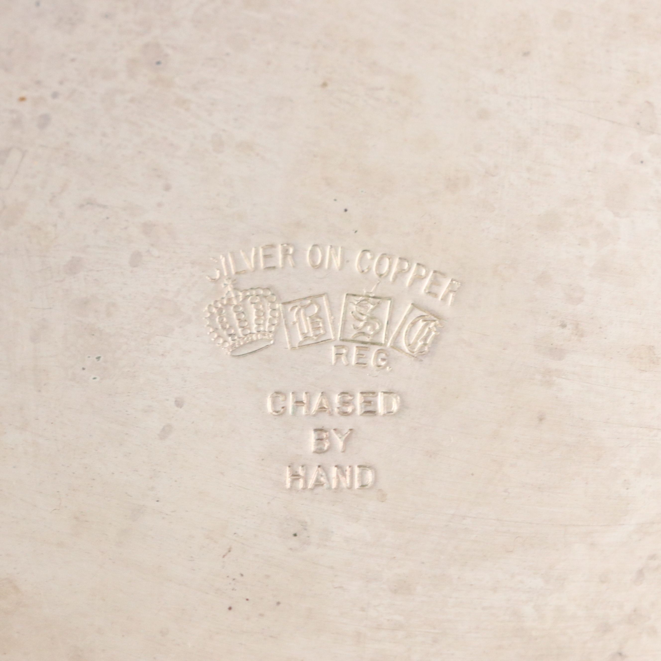 Birmingham Silver Co. Silver Plate Punch Bowl with Other Ladle