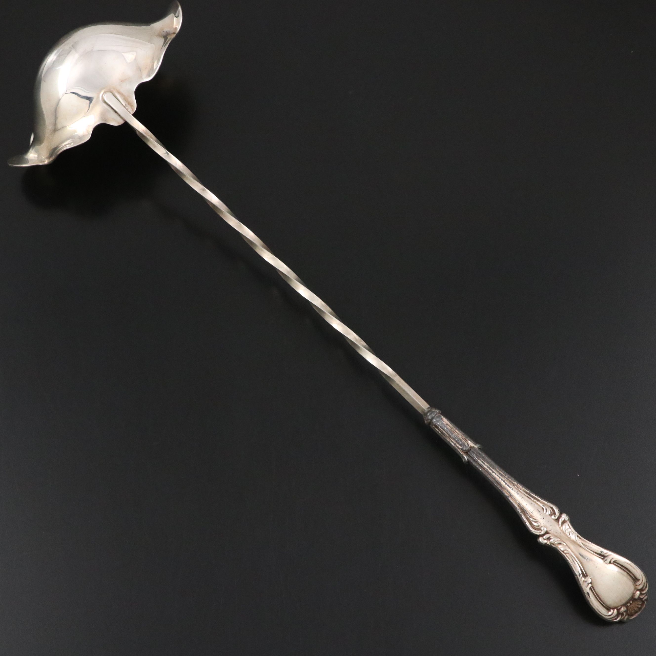 Birmingham Silver Co. Silver Plate Punch Bowl with Other Ladle