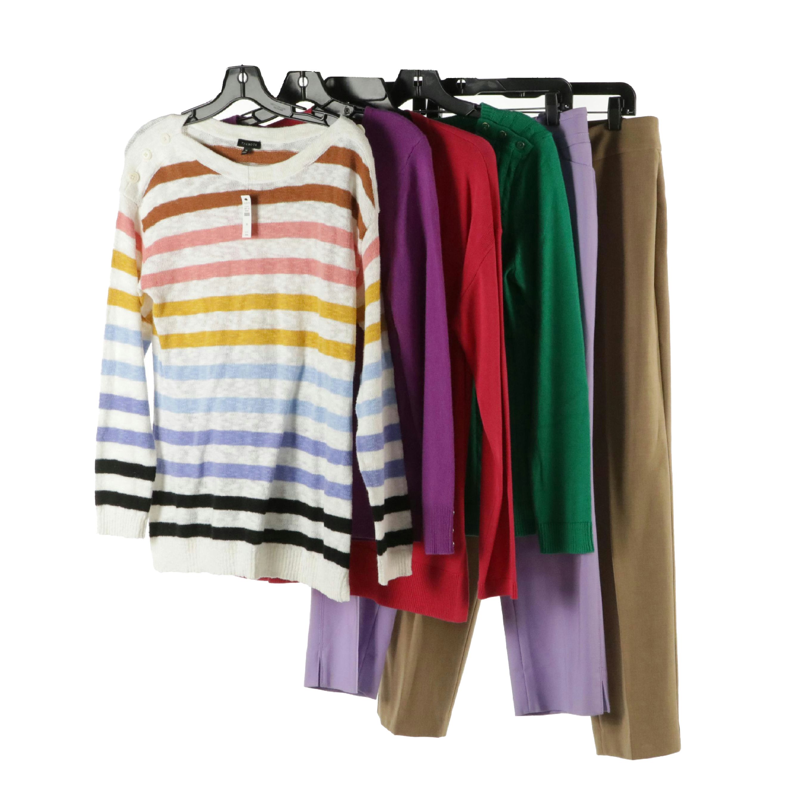 Talbots Signature Dress Pants, Cashmere & Cotton Blend Sweaters, More, With Tags