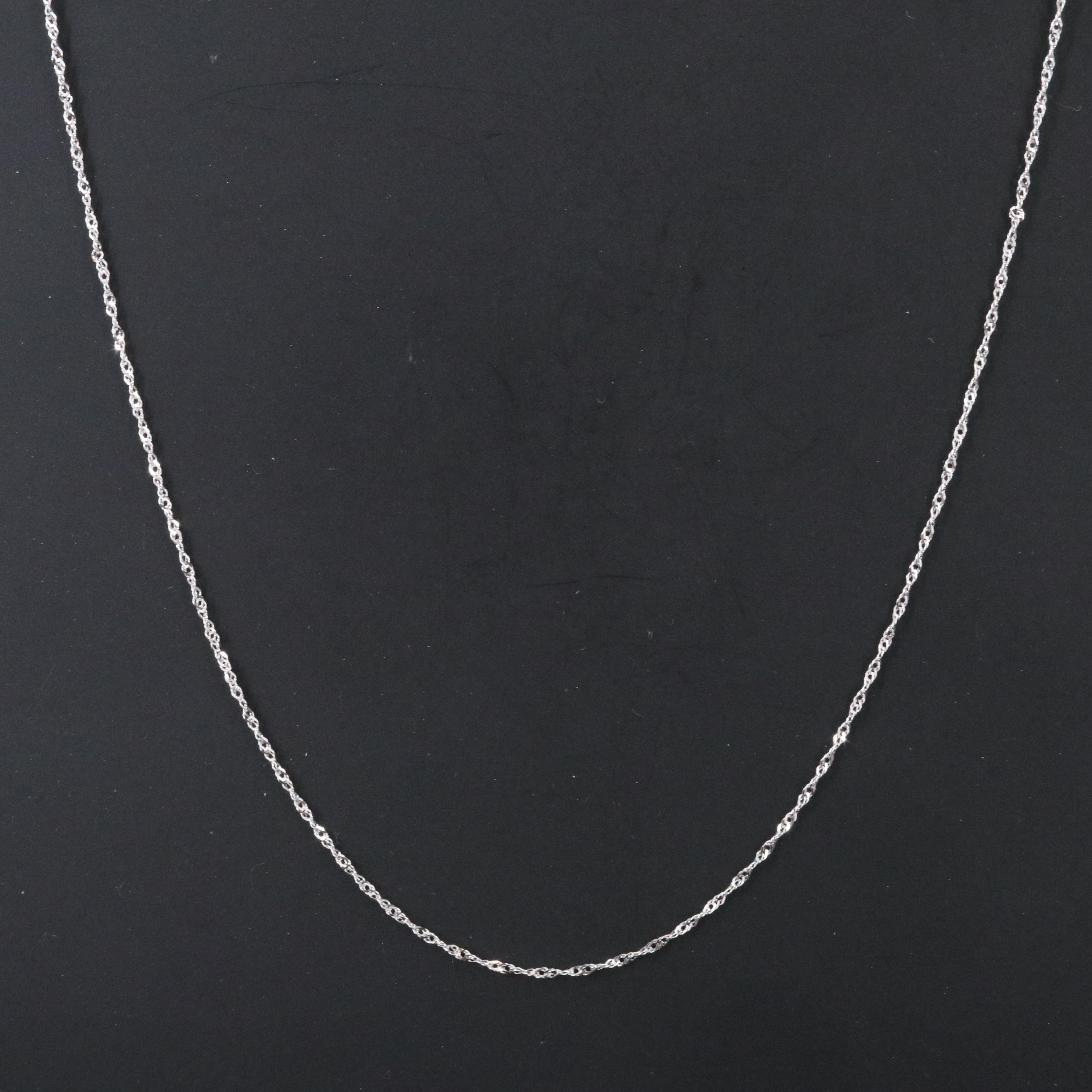 14K Singapore Chain Necklace