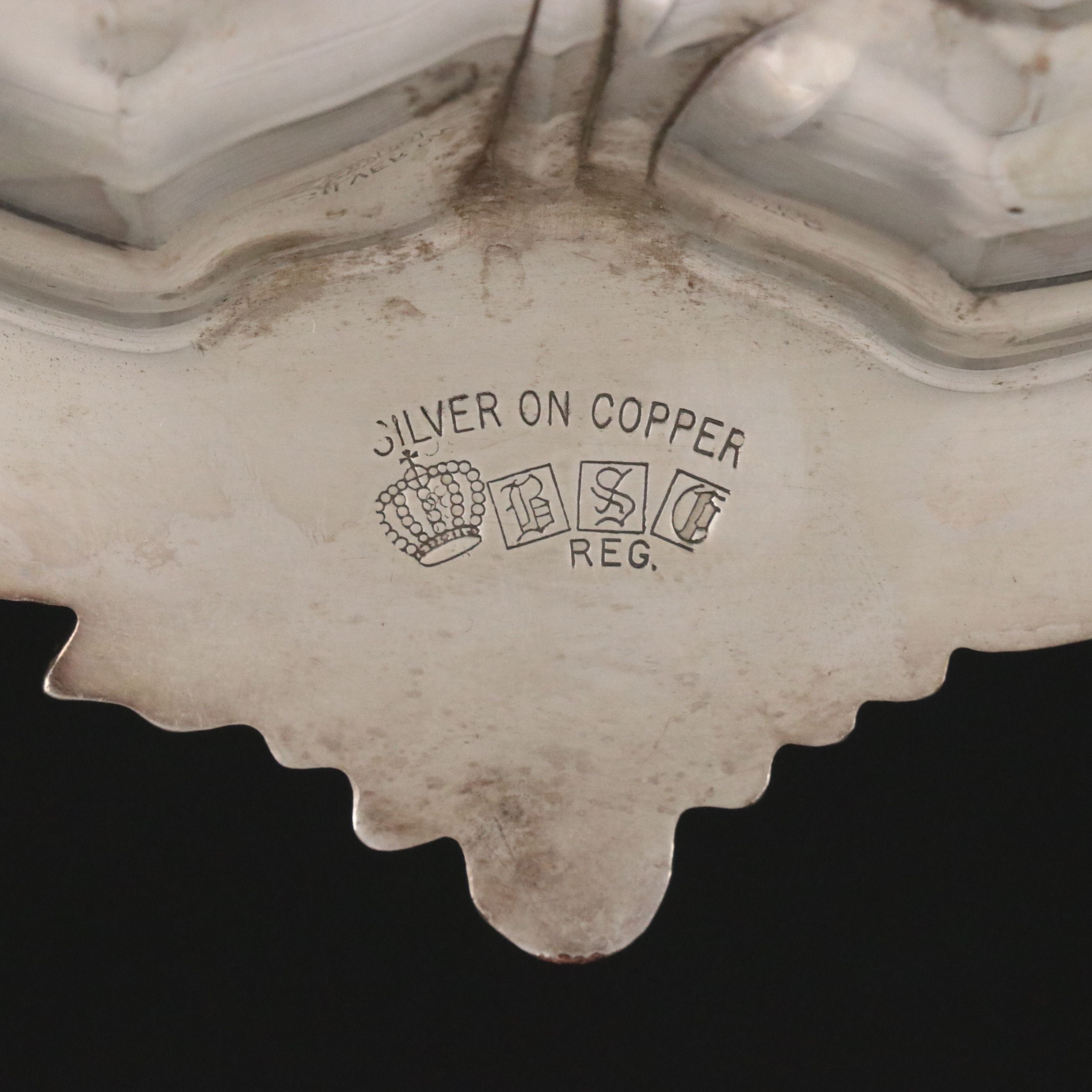 Birmingham Silver Co. Silver Plate Footed Tray