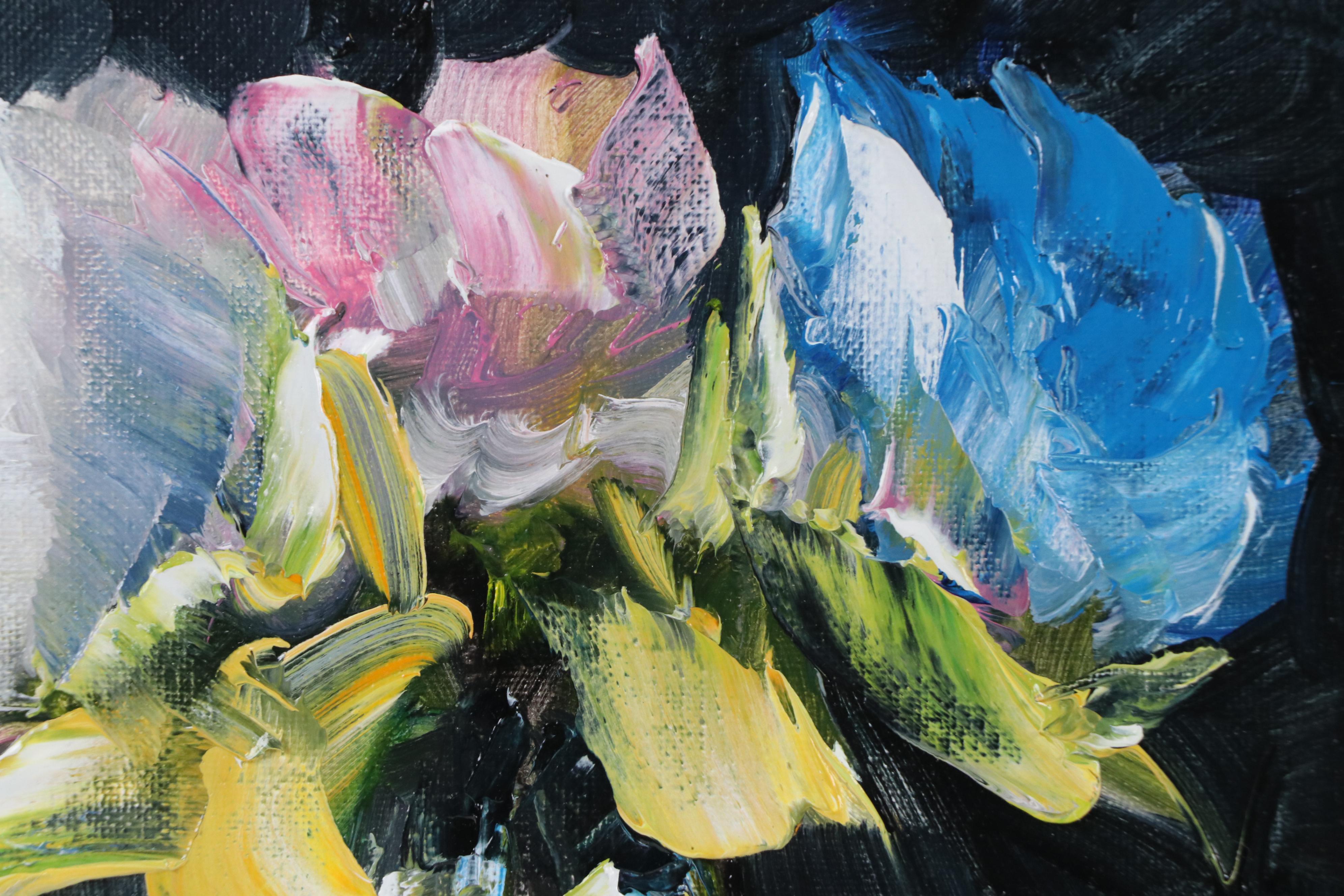 José M. Lima Floral Still Life Oil Painting, 2025