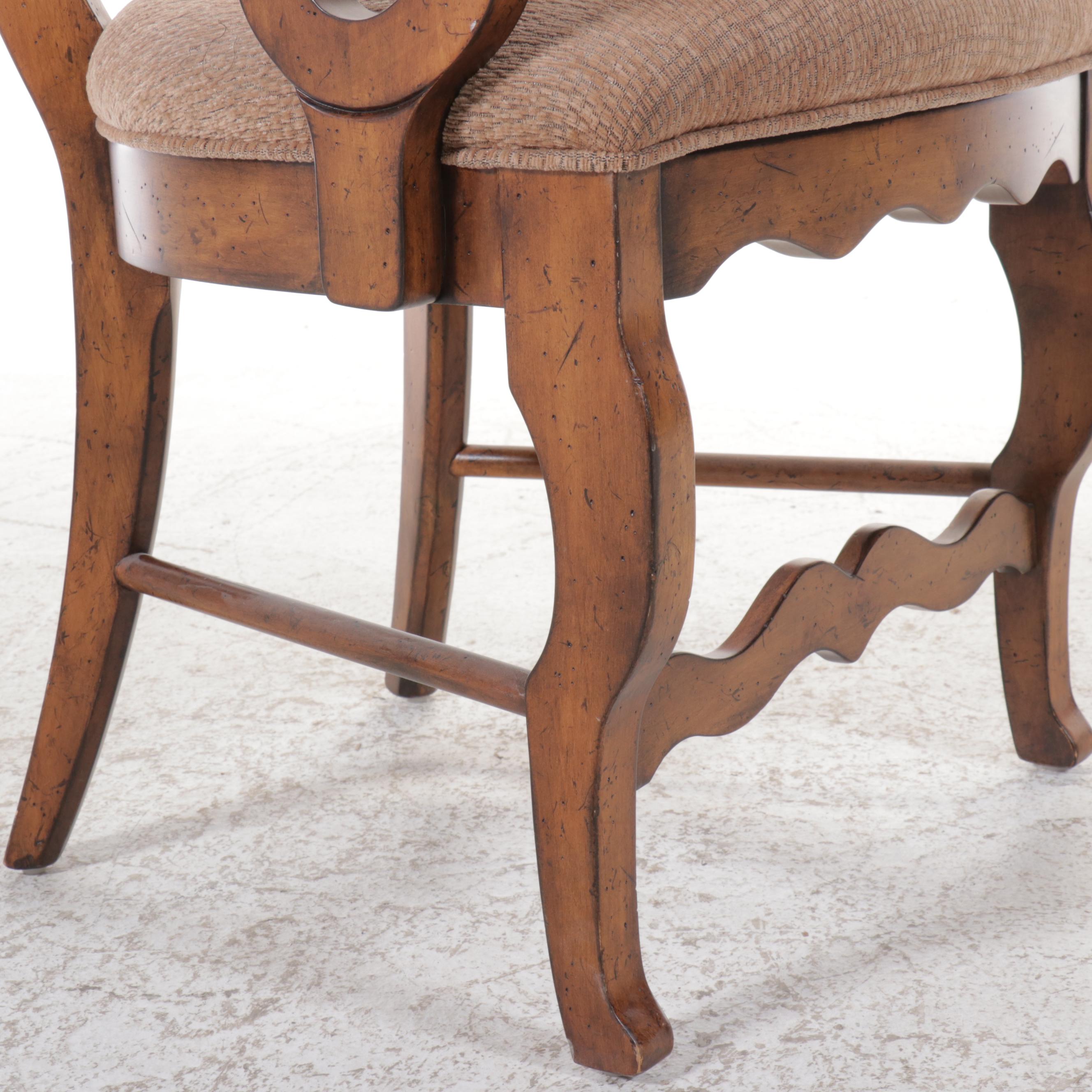 French Provincial Style Ladder-Back Armchair