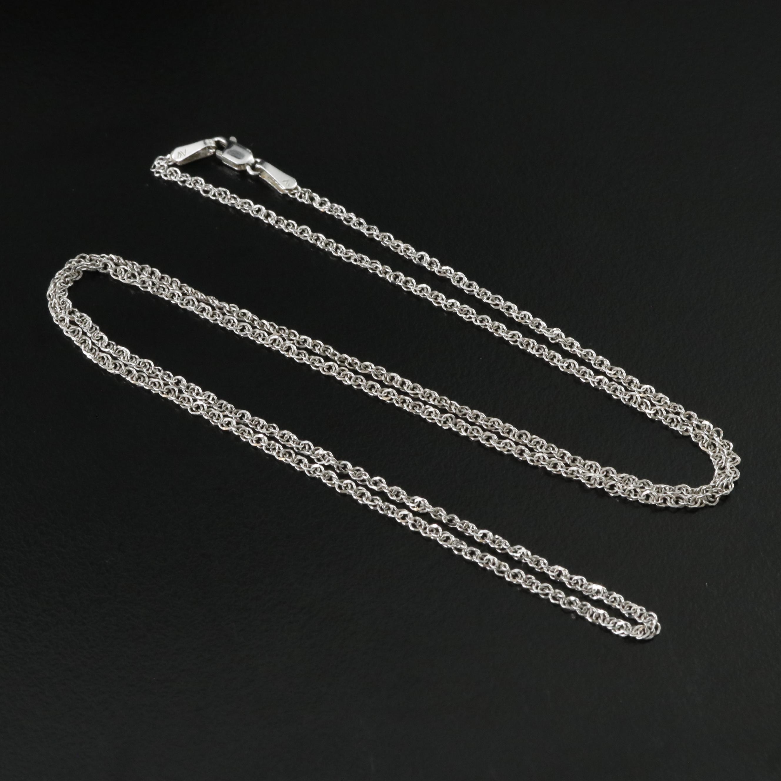 14K Singapore Chain Necklace