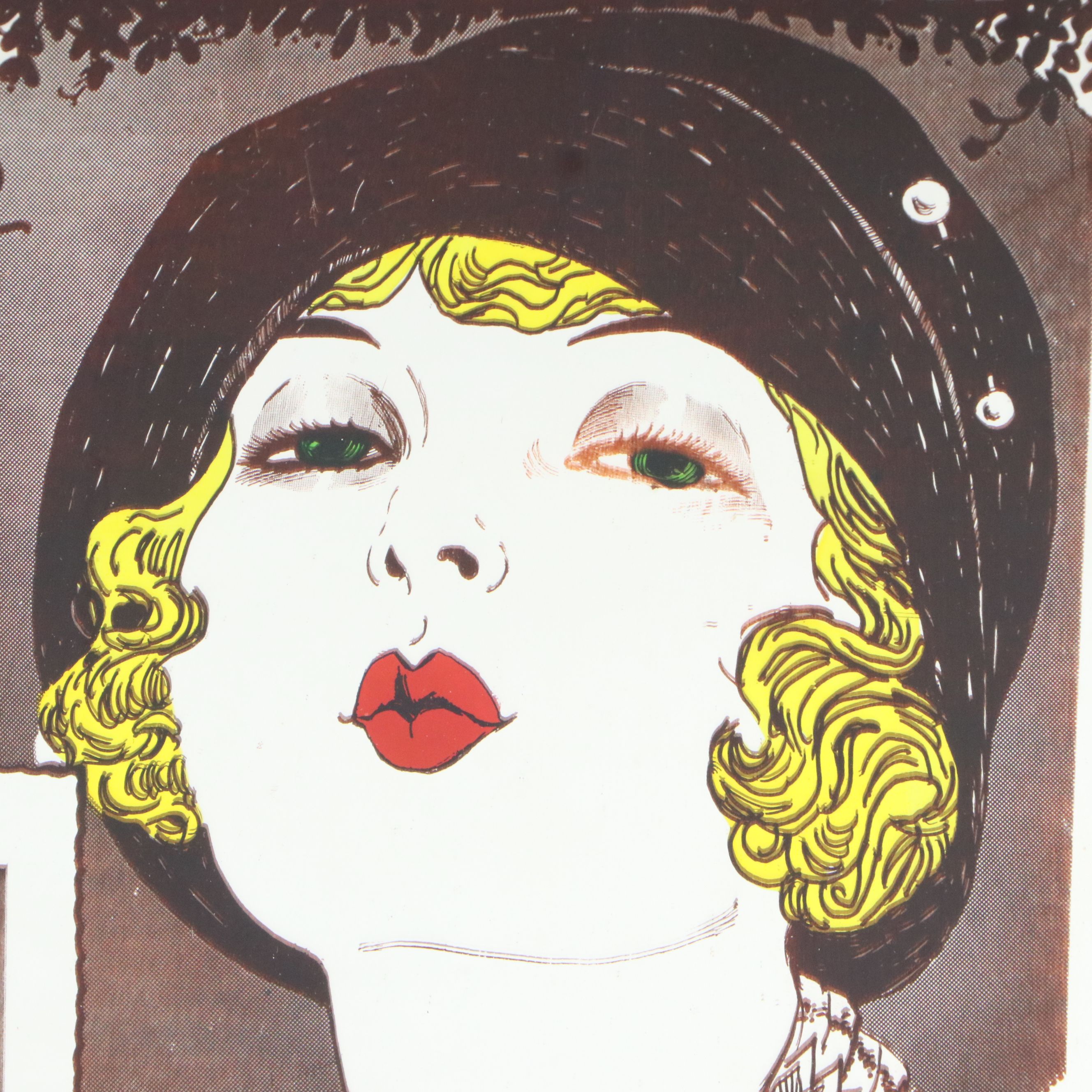 Lucid Lines "Red Lips Kiss My Blues Away" Mirrored Wood Wall Planter