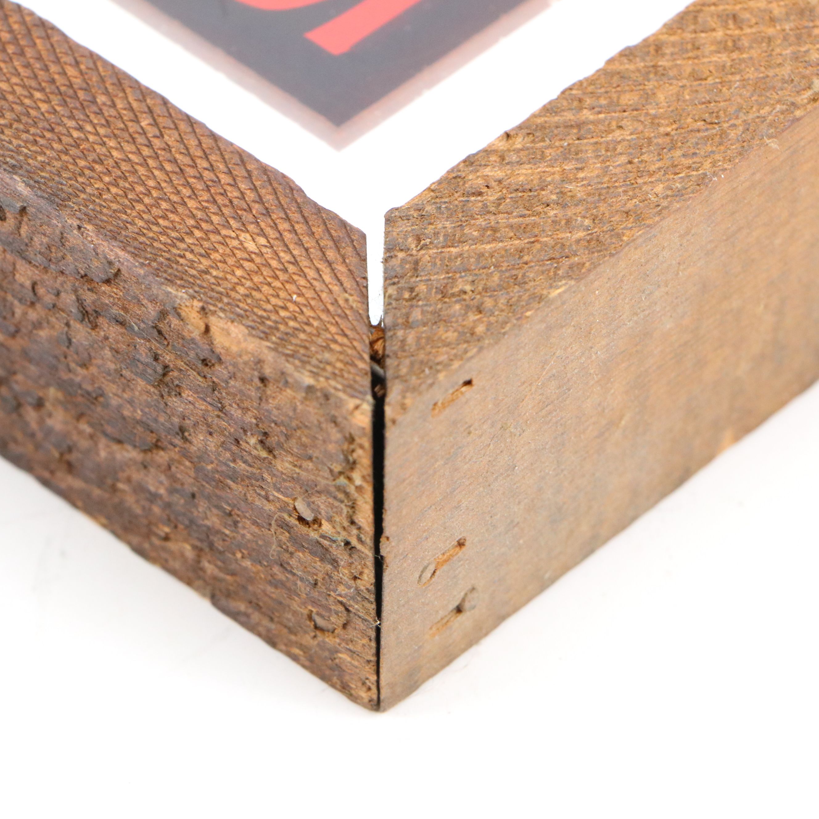 Lucid Lines "Red Lips Kiss My Blues Away" Mirrored Wood Wall Planter