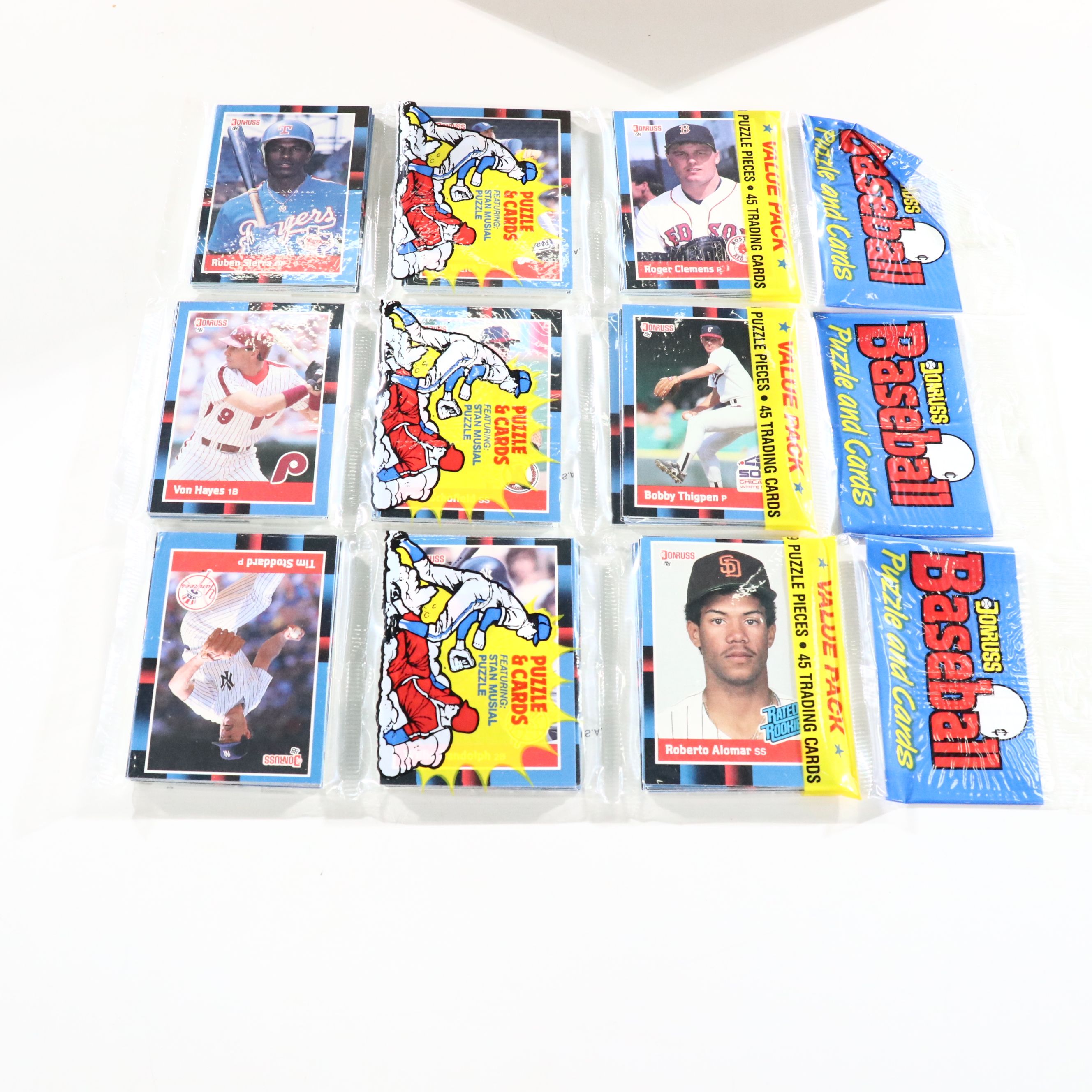 Sealed 1988 Donruss Baseball Rack Packs with Open Case