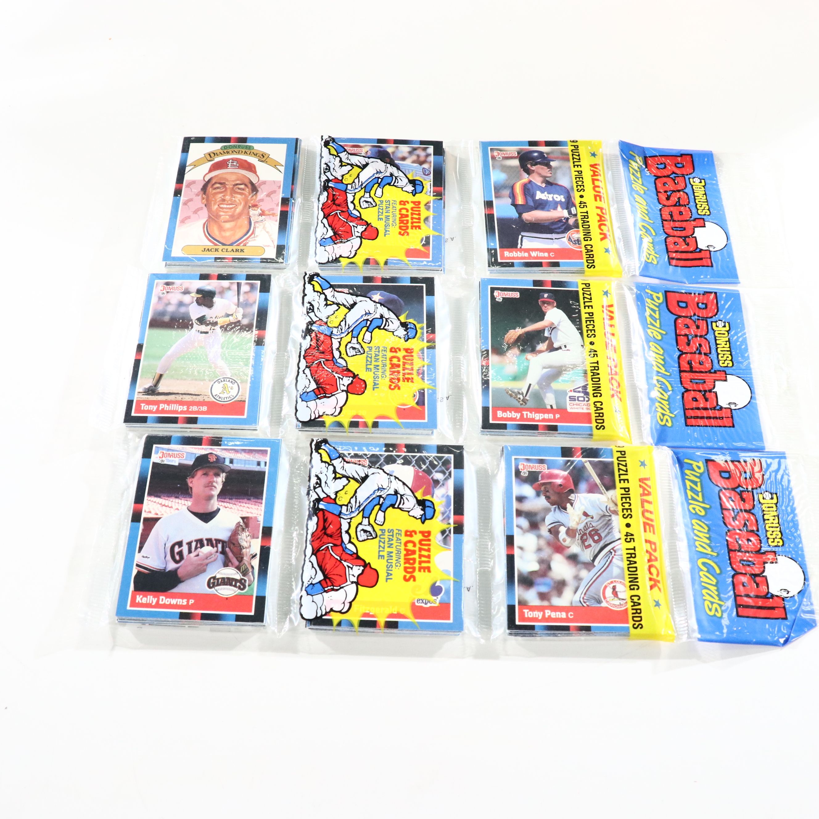 Sealed 1988 Donruss Baseball Rack Packs with Open Case