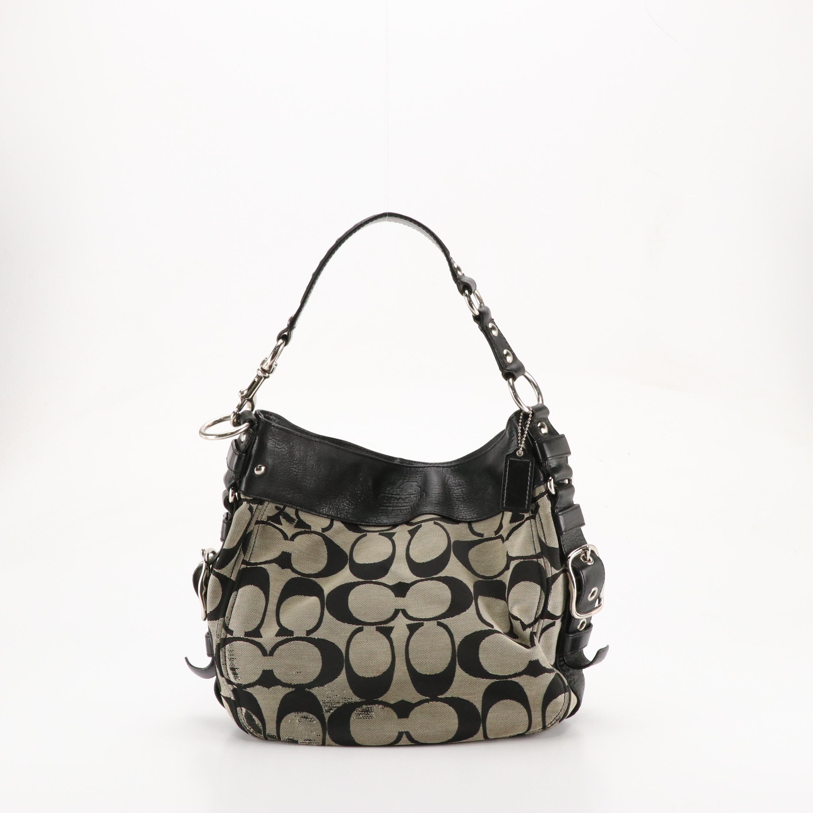 Coach Zoe 12674, Taylor F26031, and Park F30341 Signature Canvas Totes