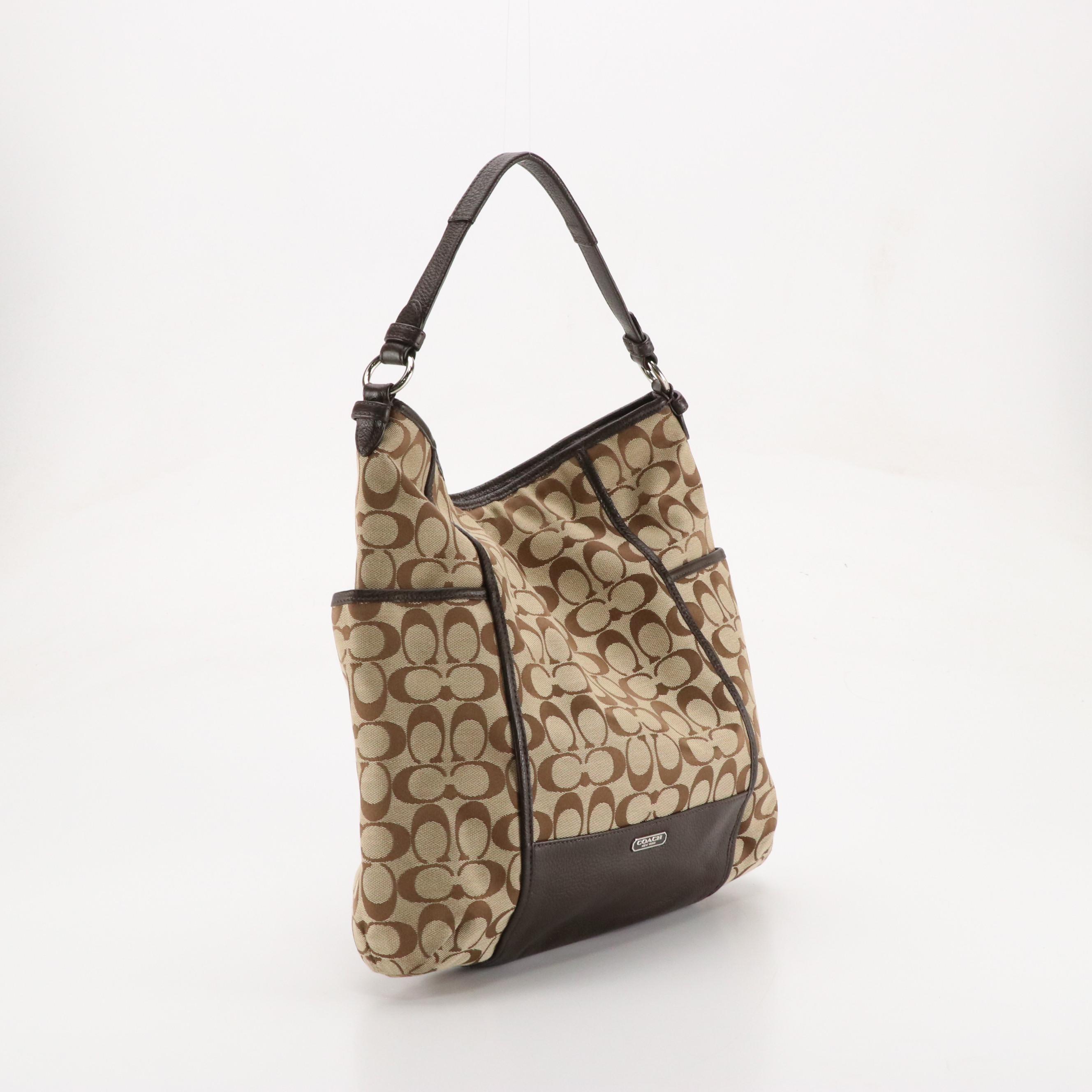 Coach Zoe 12674, Taylor F26031, and Park F30341 Signature Canvas Totes