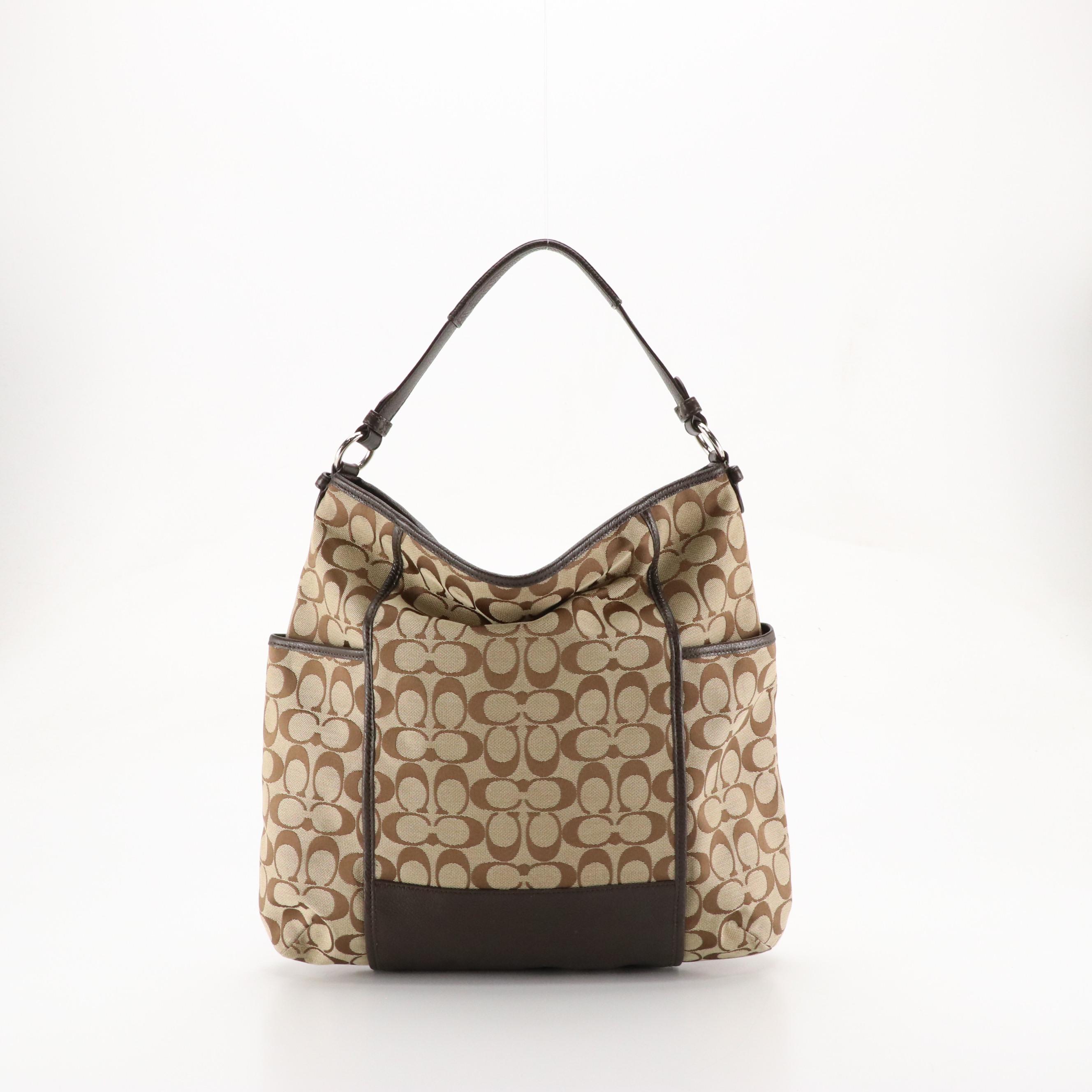 Coach Zoe 12674, Taylor F26031, and Park F30341 Signature Canvas Totes