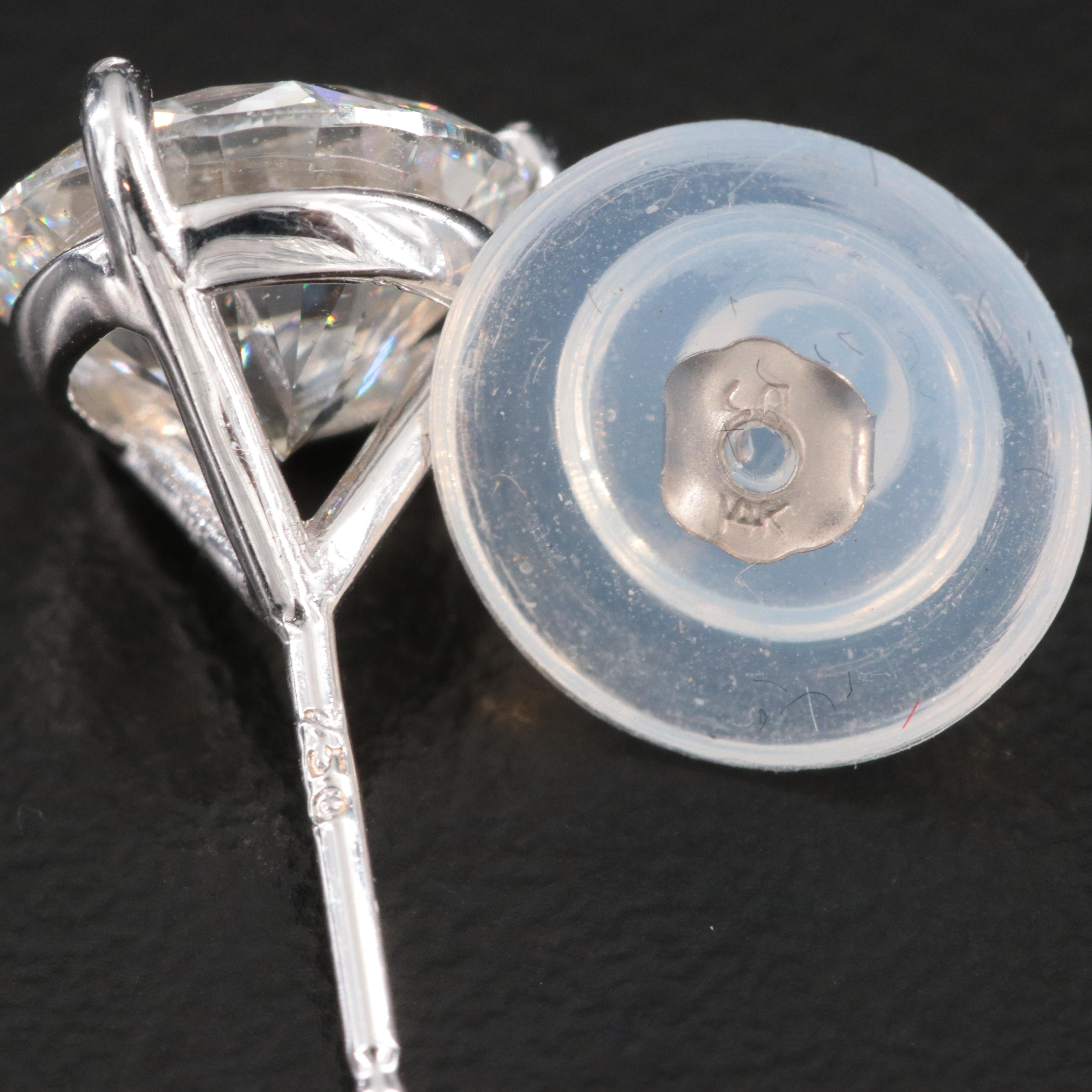 18K 4.00 CTW Lab Grown Diamond Stud Earrings