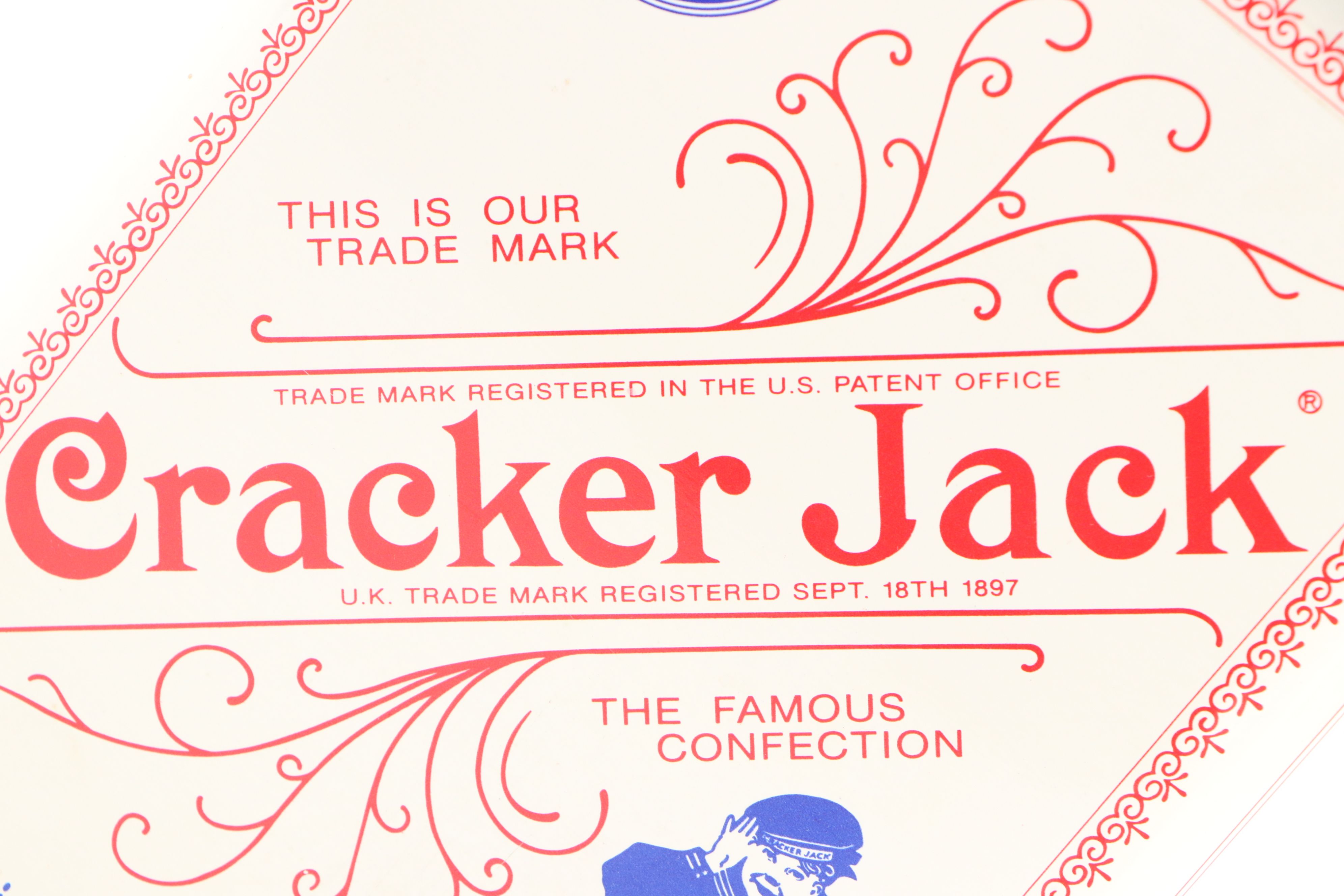 Double Cola Advertising Wall Clock with Cracker Jack Tin