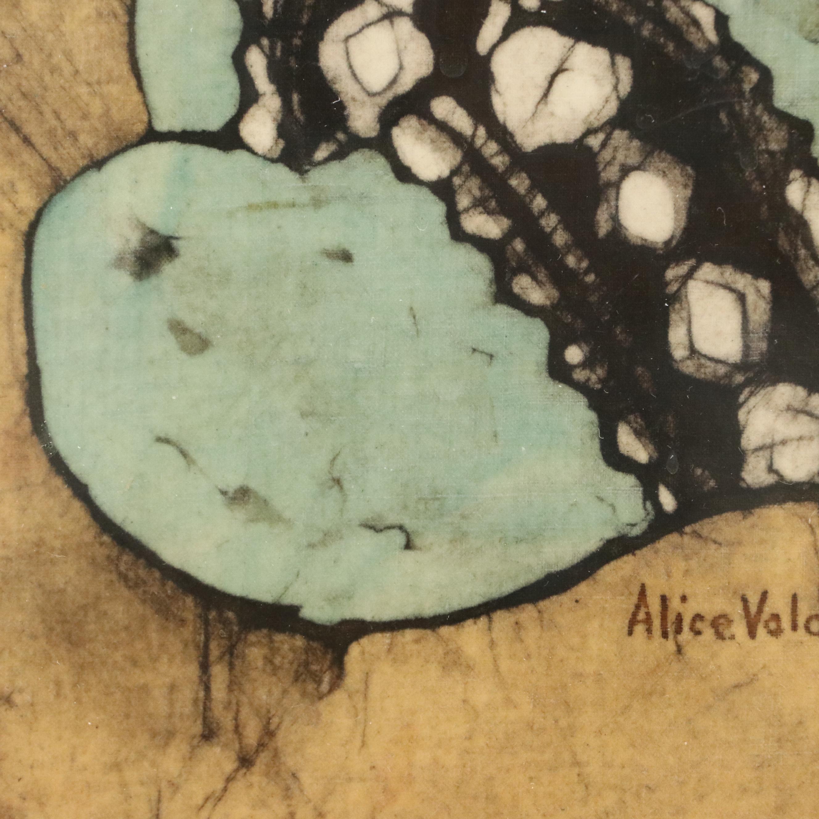 Alice Valdez Batik Portraits of Native American Women, 1983