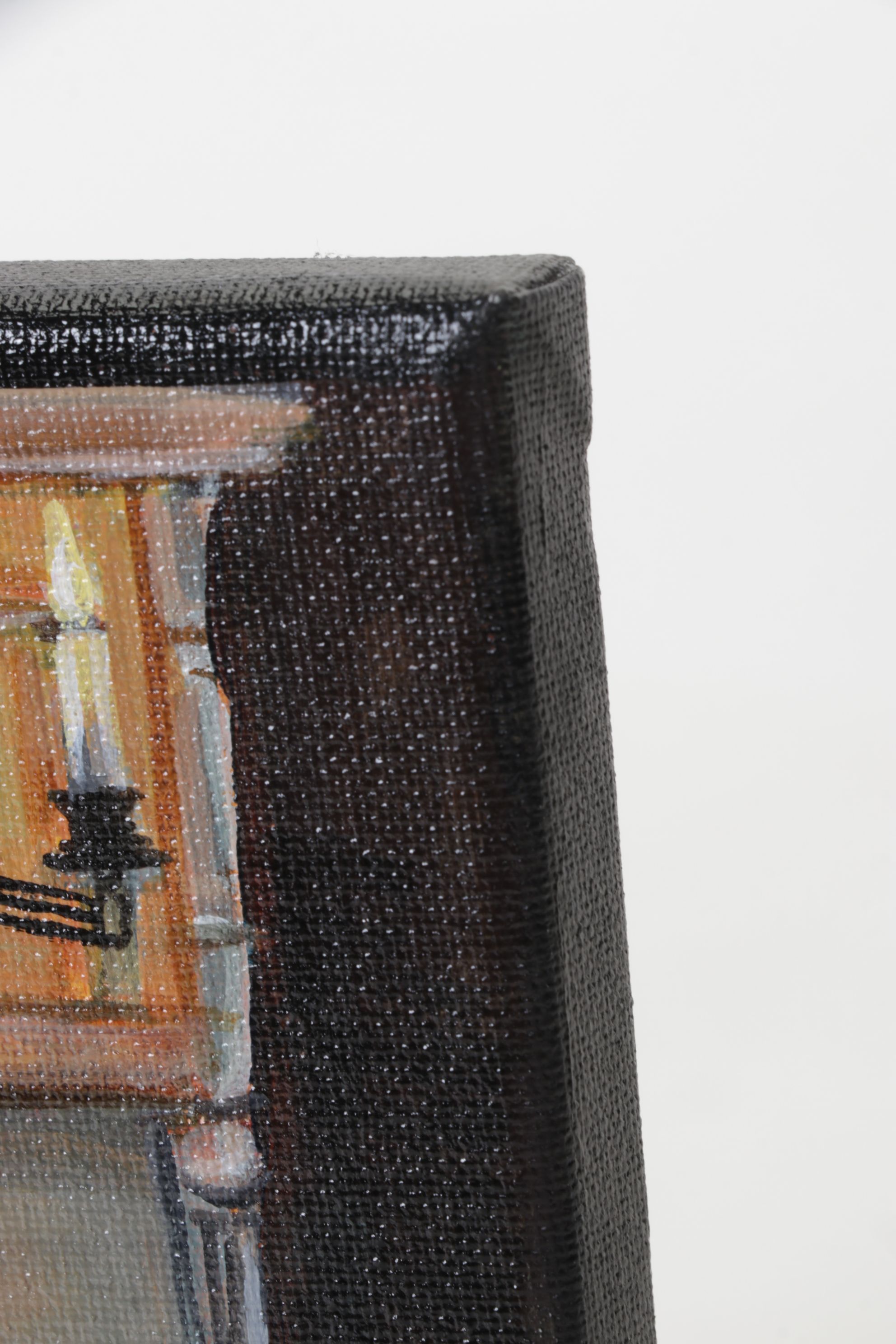 Holly Hammeren Surrealist Acrylic Panting "Clair de Tomb", 2025