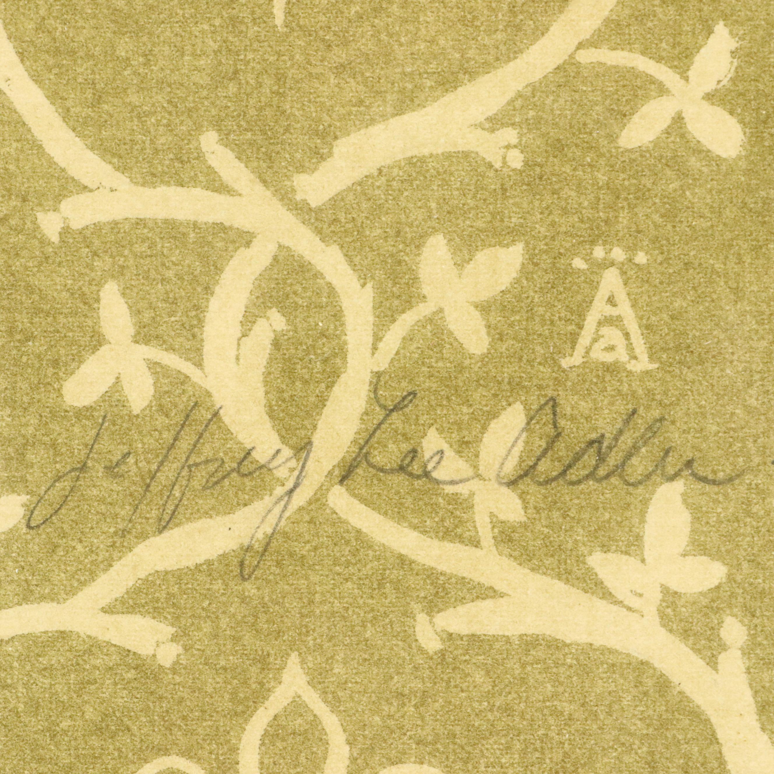 Jeffrey Lee Adler Chinoiserie Watercolor Painting