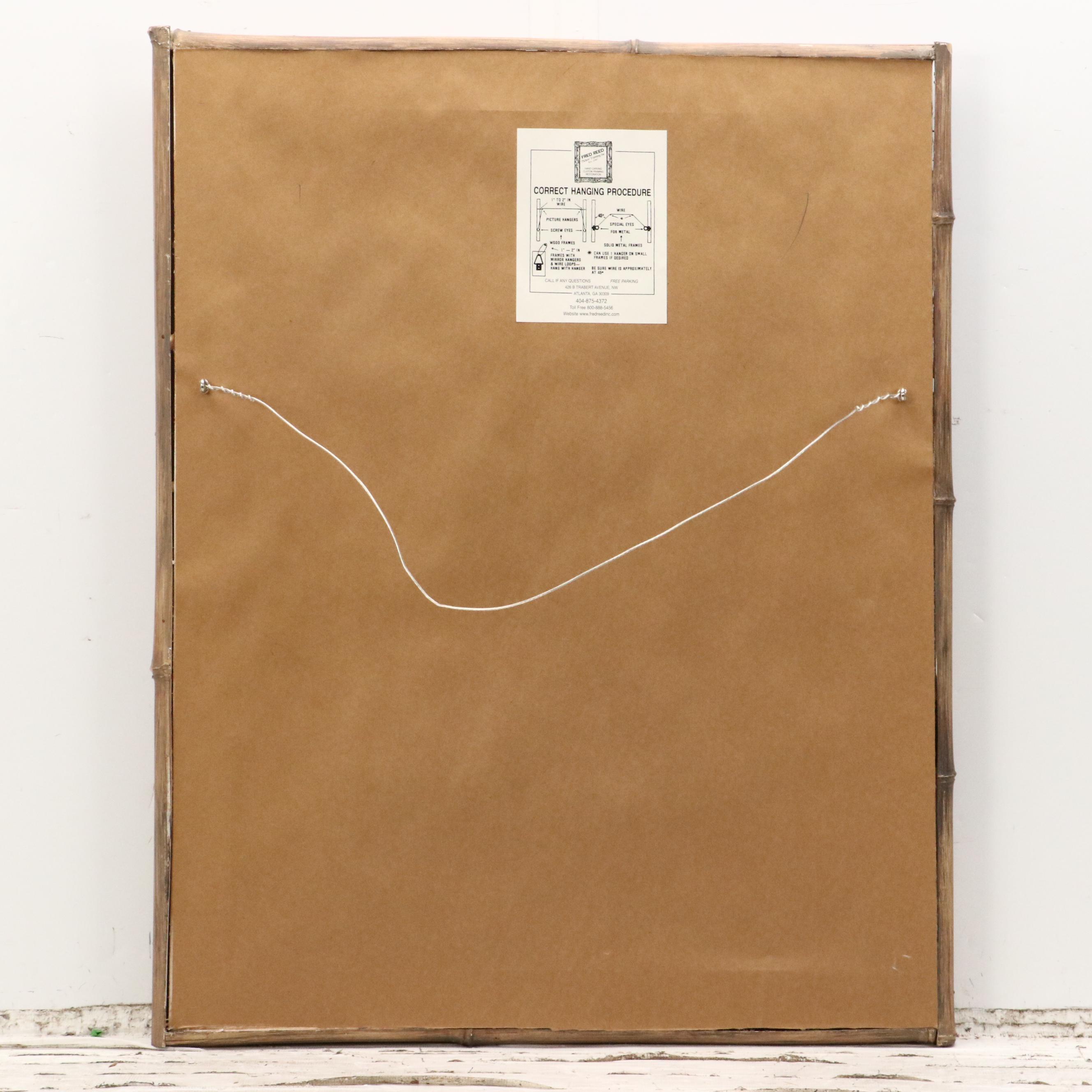 Jeffrey Lee Adler Chinoiserie Watercolor Painting