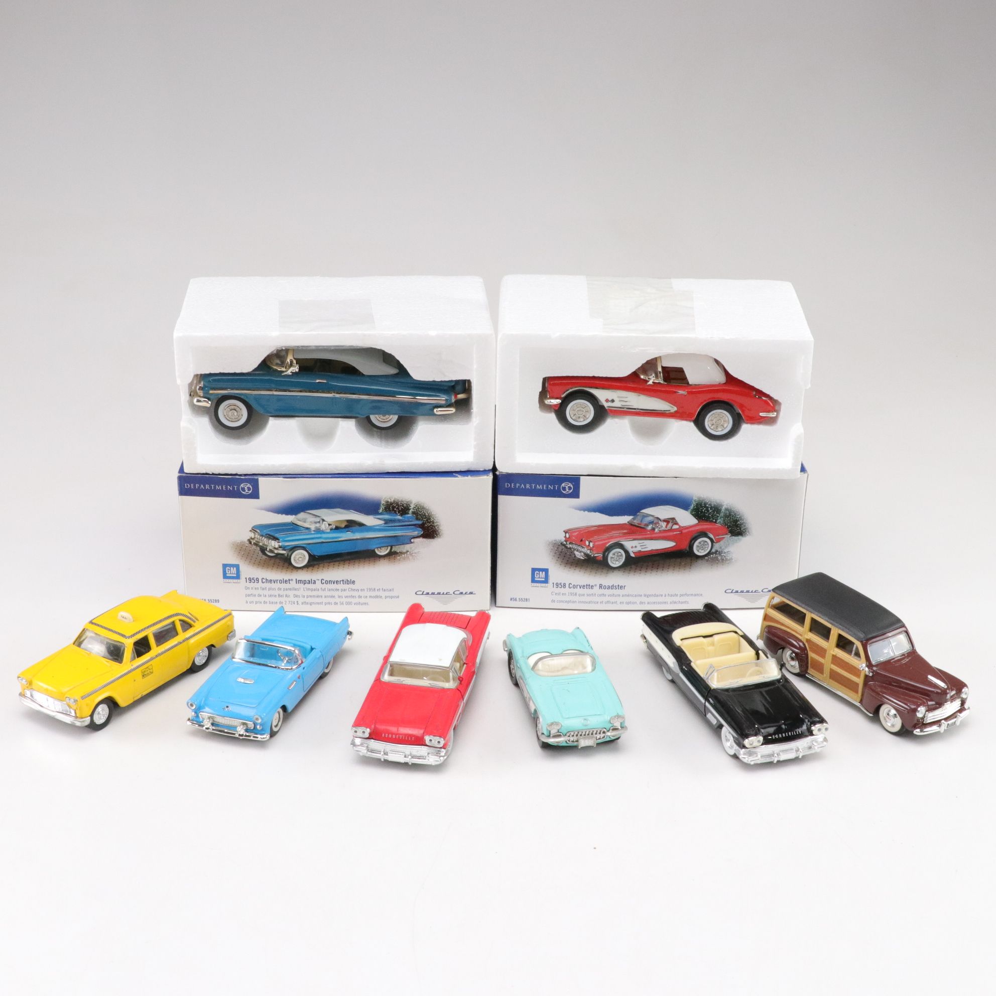 Classic Diecast Car Toys by Ertl, Department 56 & More