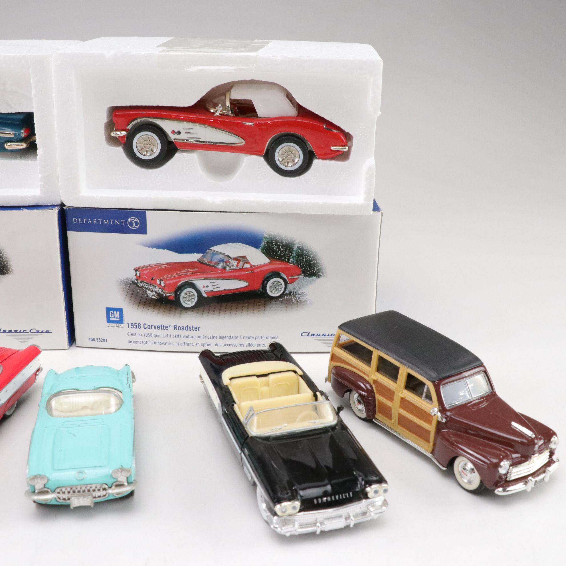 Classic Diecast Car Toys by Ertl, Department 56 & More