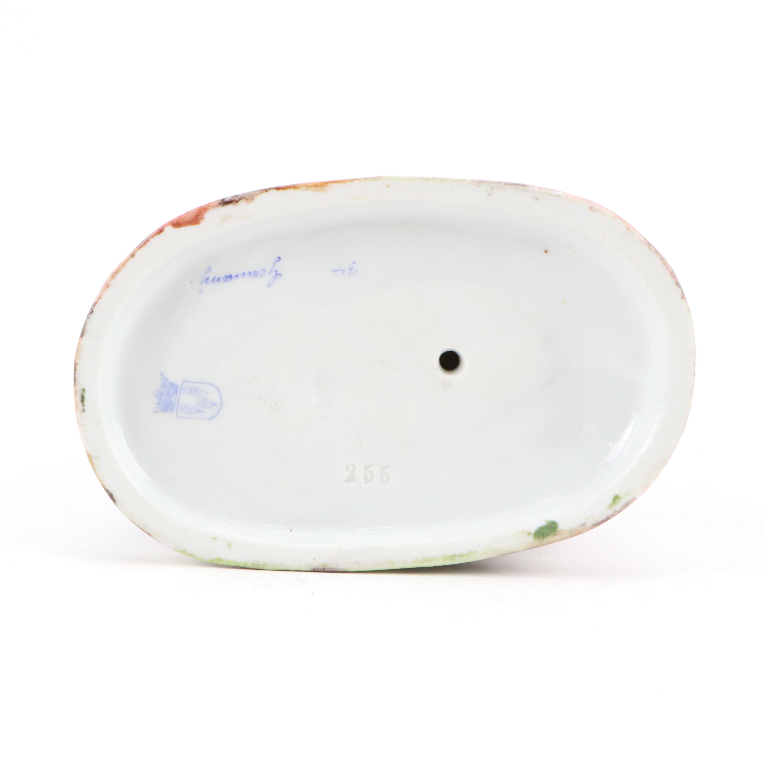 G. Schierholz & Sohn Porcelain of Two Girls Sharing Food, Early 20th Century