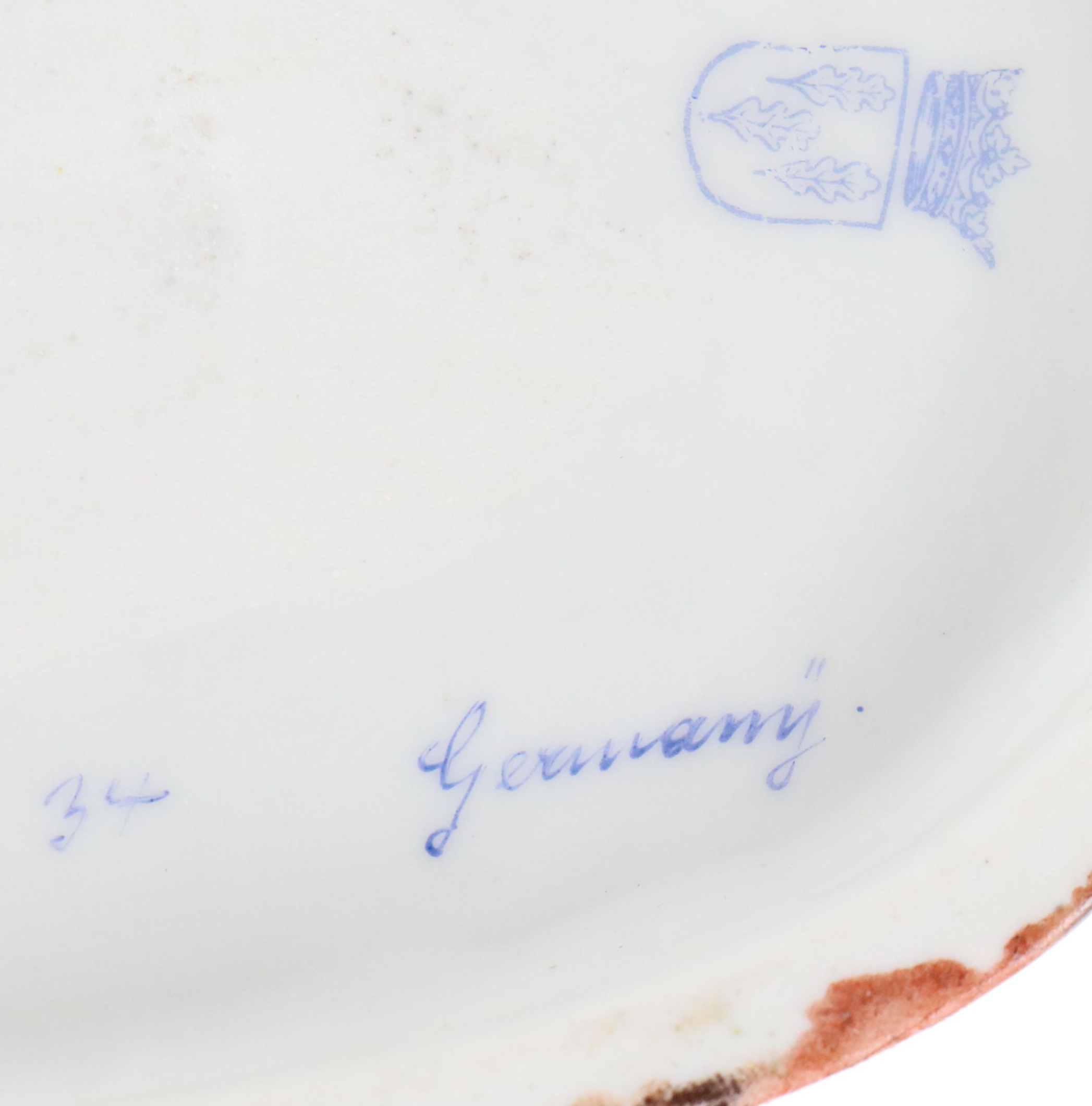 G. Schierholz & Sohn Porcelain of Two Girls Sharing Food, Early 20th Century