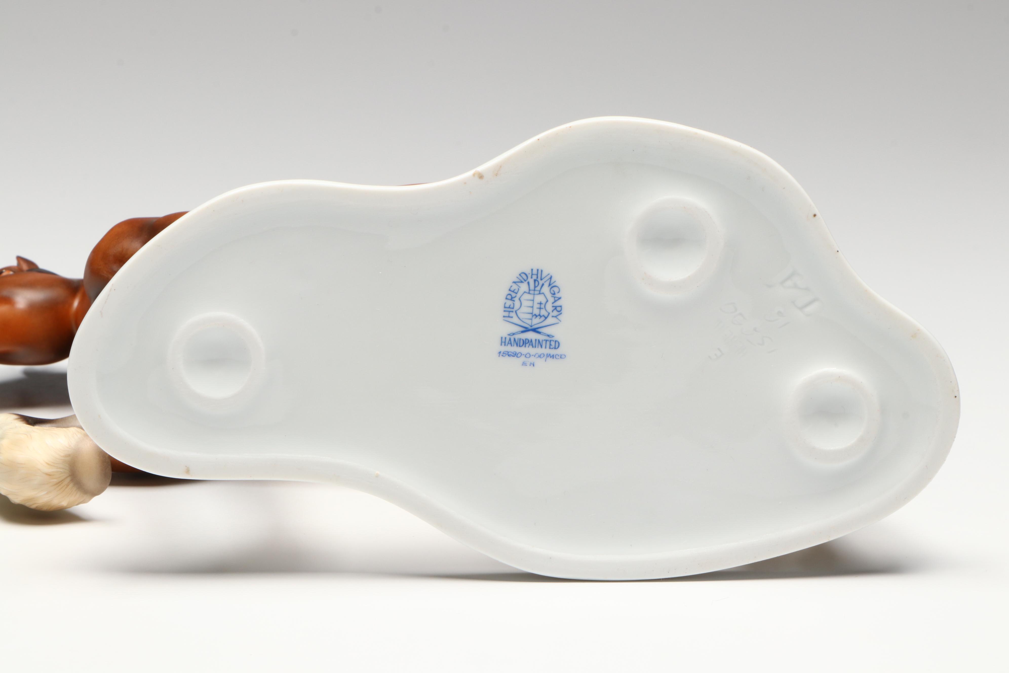 Herend Natural "Clydesdale" Porcelain Figurine