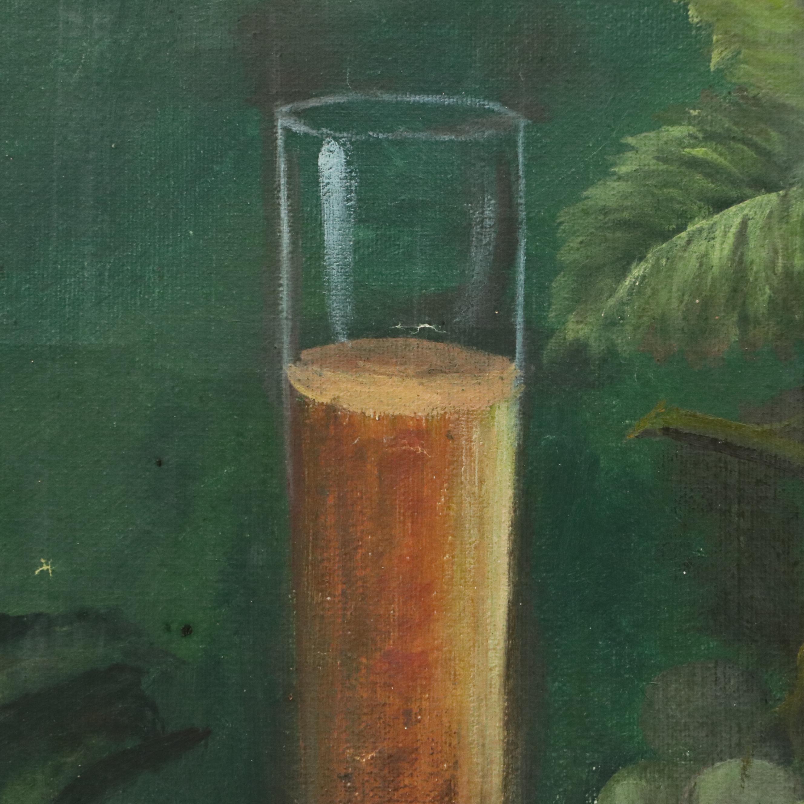 M. Aaron Fruit Still Life Oil Painting, Late 20th/21st Century