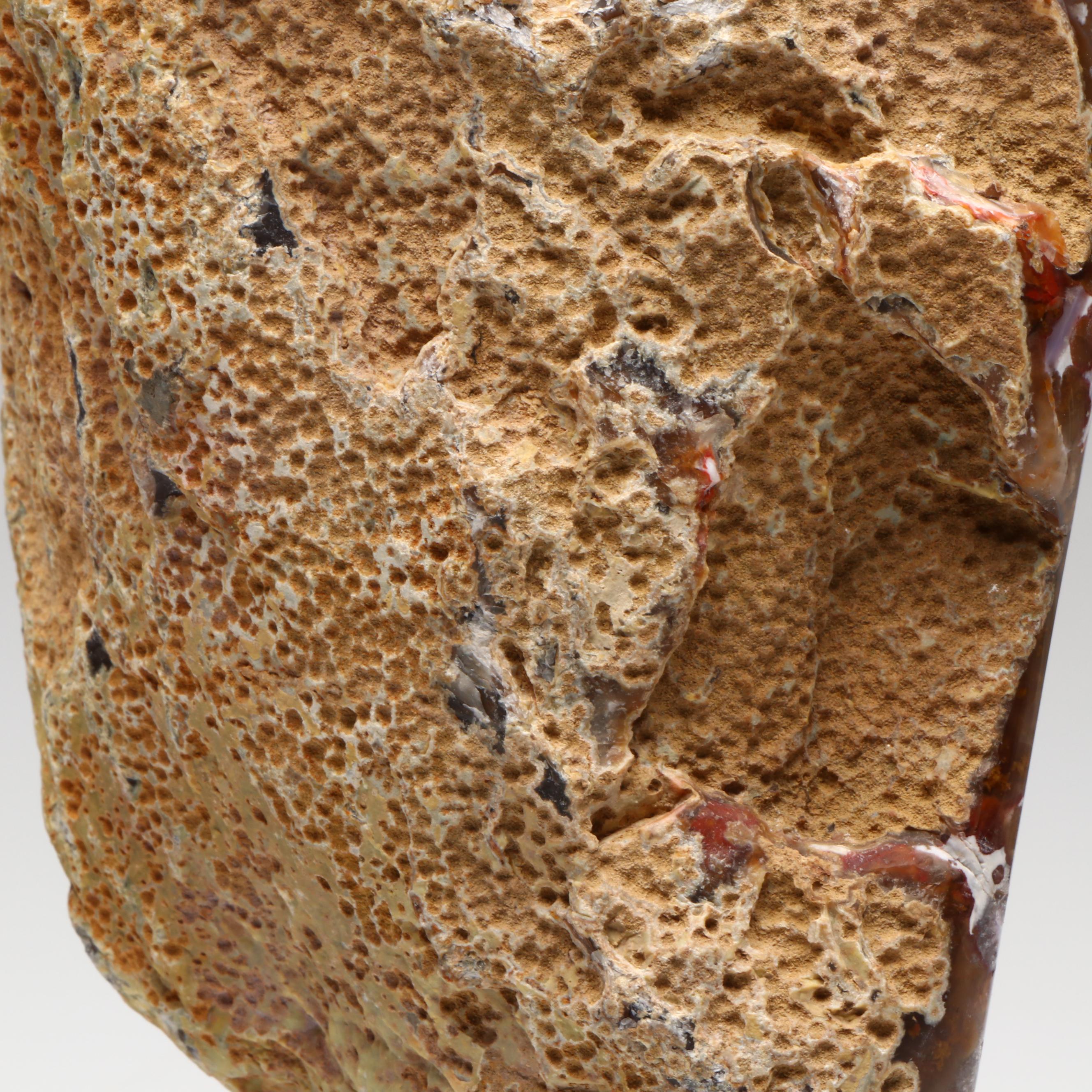 Amethyst Specimen on Modern Metal Stand