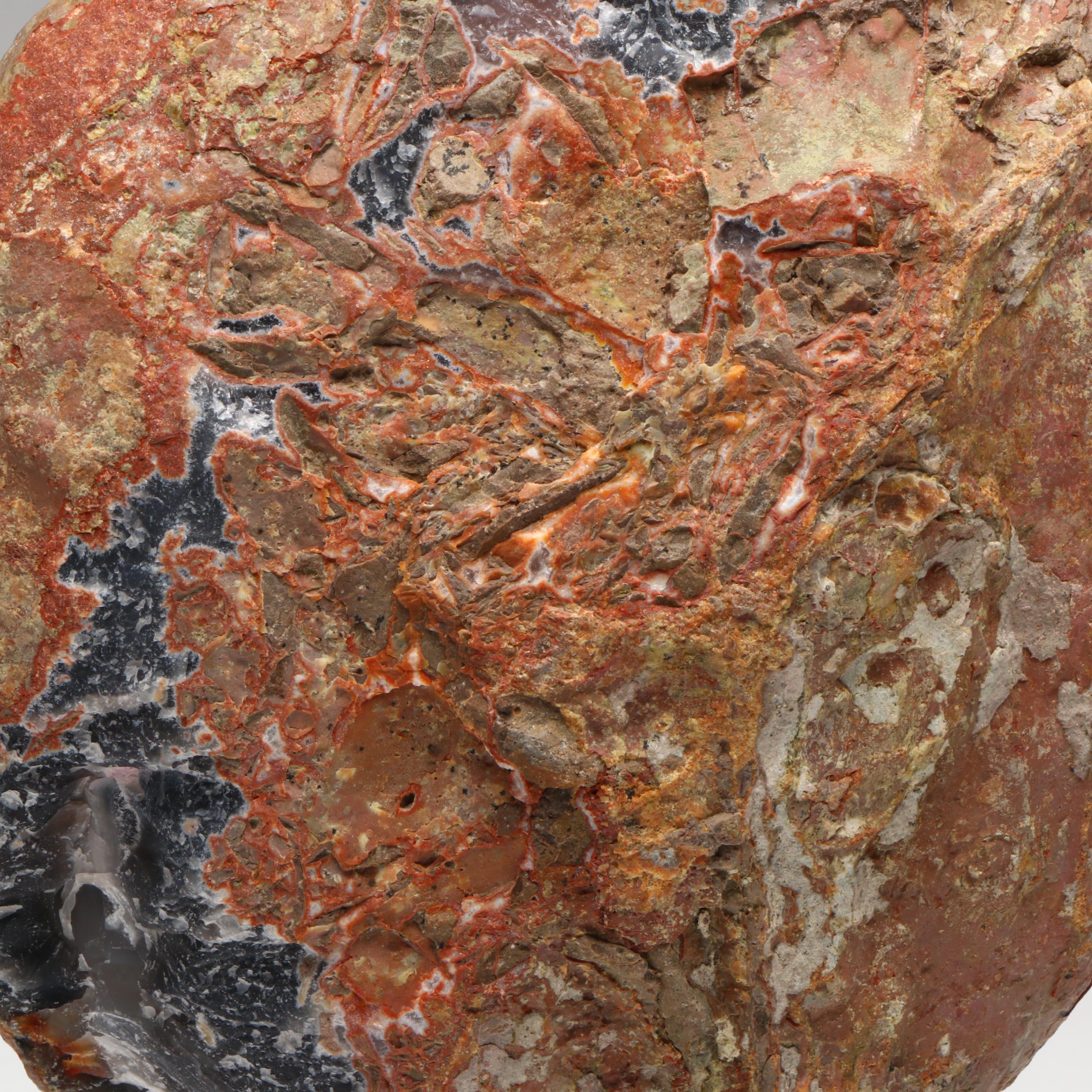 Amethyst Specimen on Modern Metal Stand