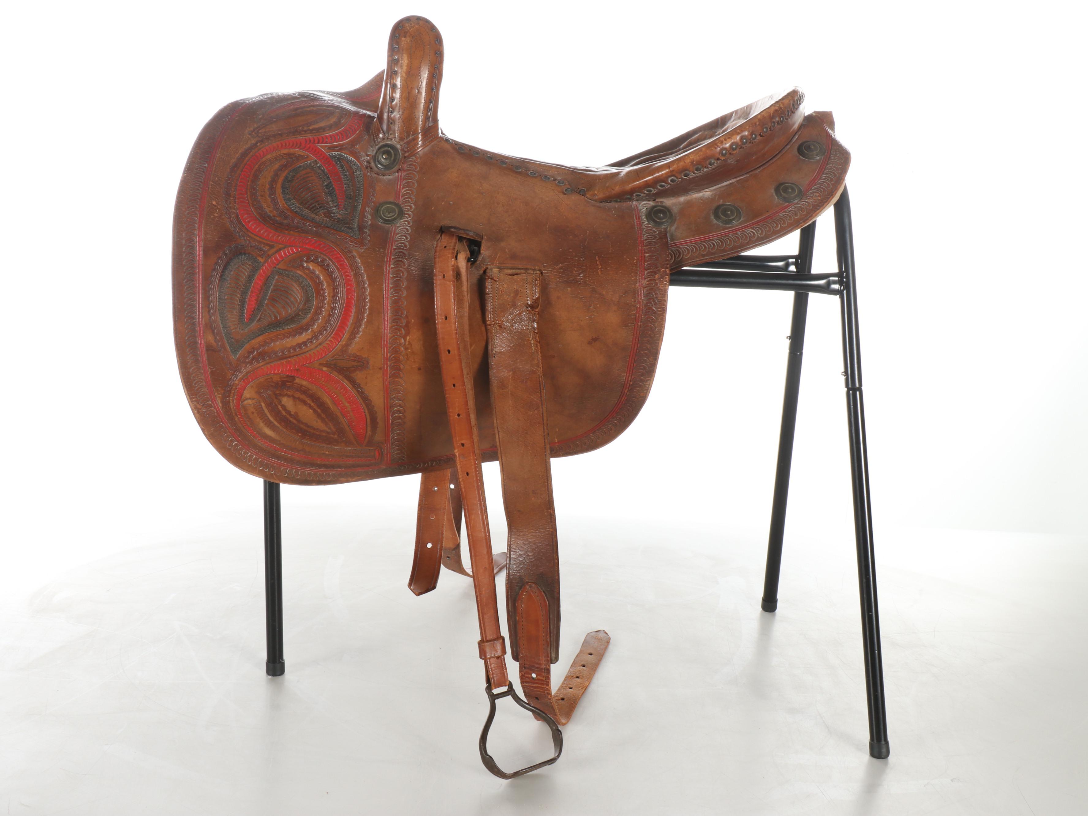 Leather Western Saddle