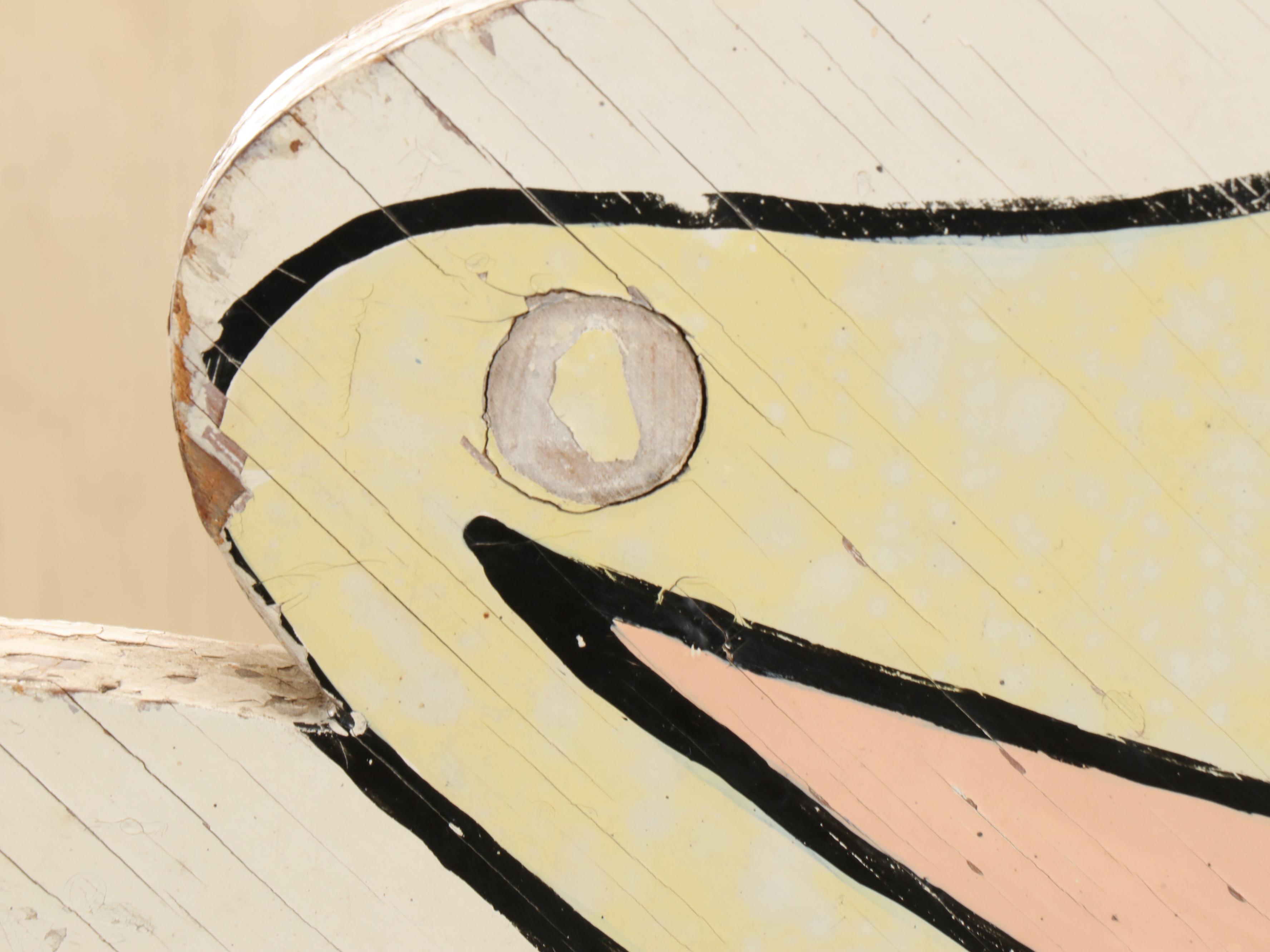 Painted Wood Duck Children's Rocking Chair